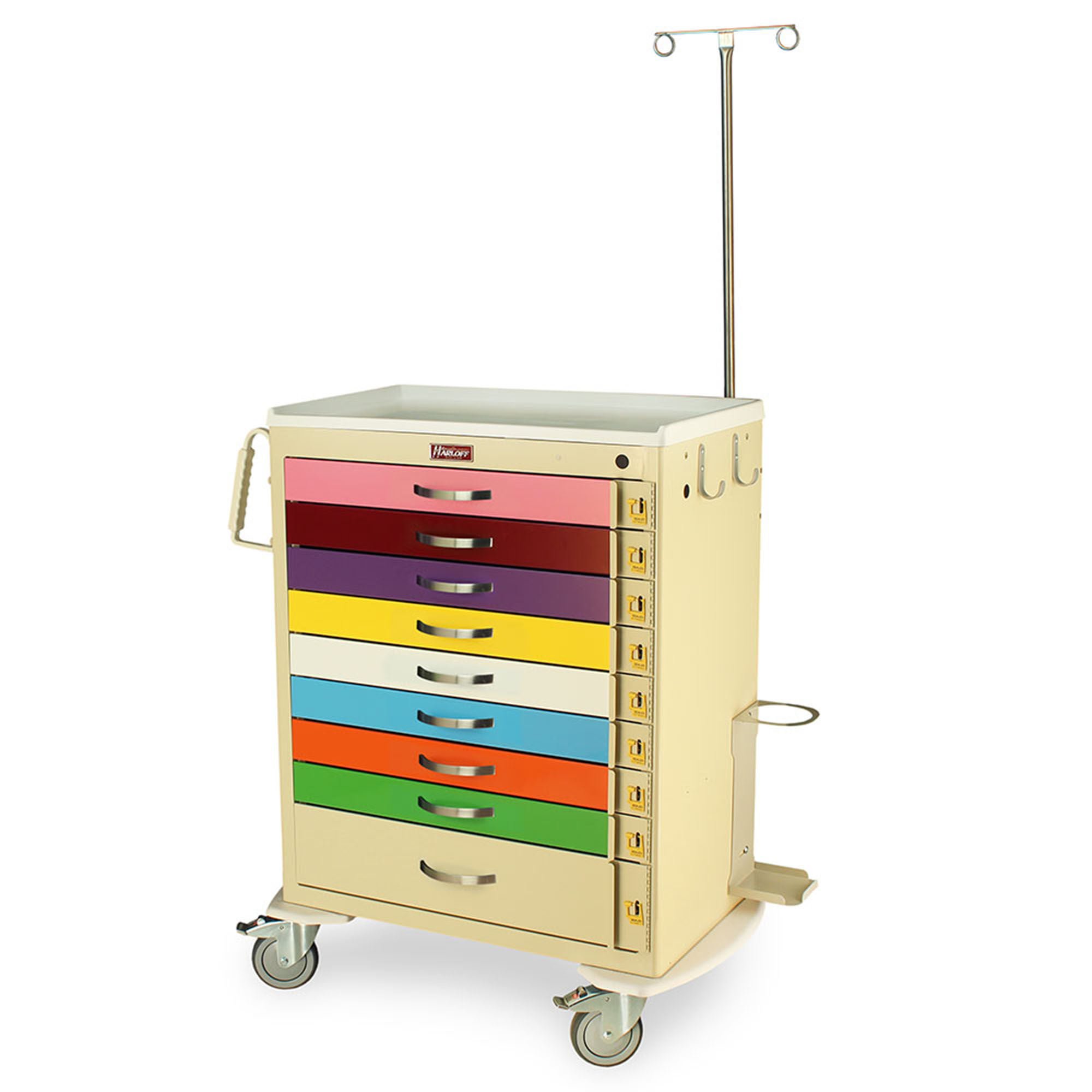 Harloff - MDS3030B09PED-EMG Emergency Cart 43-3/4 X 36-3/4 X 22 Inch
