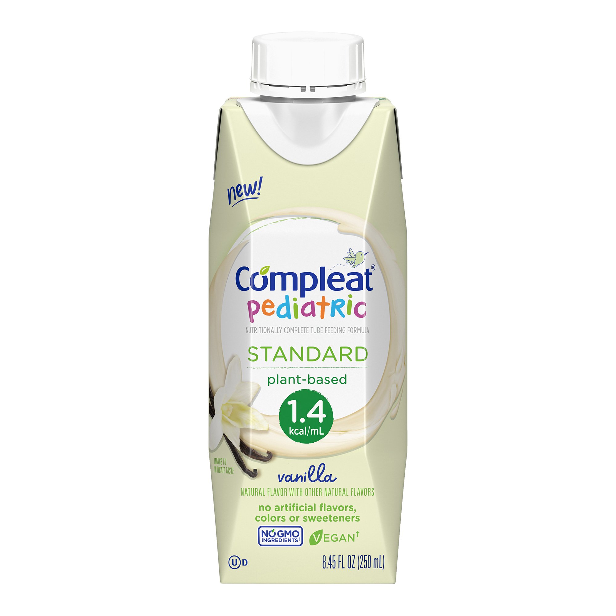 Nestle Healthcare Nutrition 00043900103563 - Compleat® Pediatric Standard Plant-Based 1.4 Cal Tube Feed Formula, Vanilla - 1/Each, 24/Case