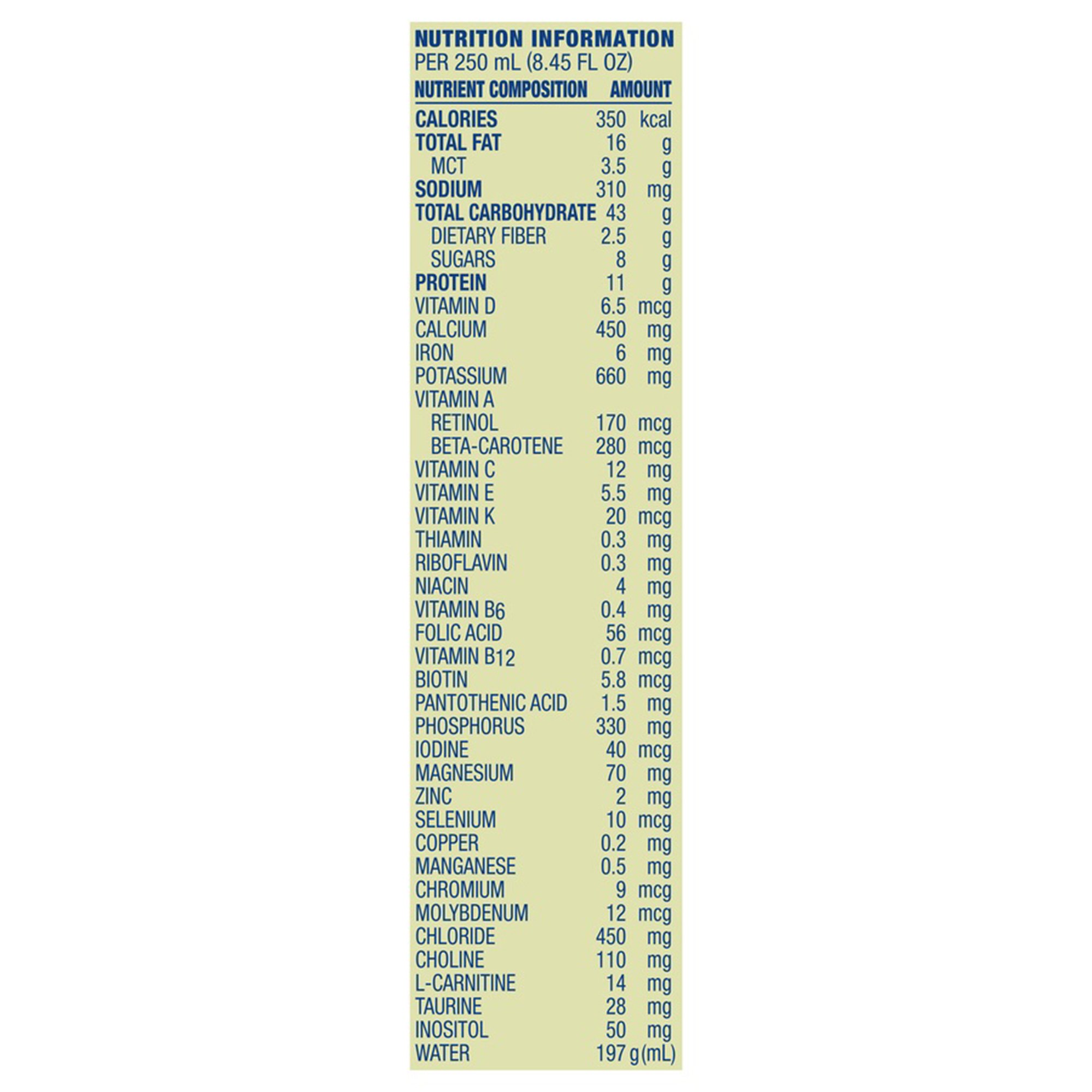 Nestle Healthcare Nutrition 00043900103563 - Compleat® Pediatric Standard Plant-Based 1.4 Cal Tube Feed Formula, Vanilla - 1/Each, 24/Case