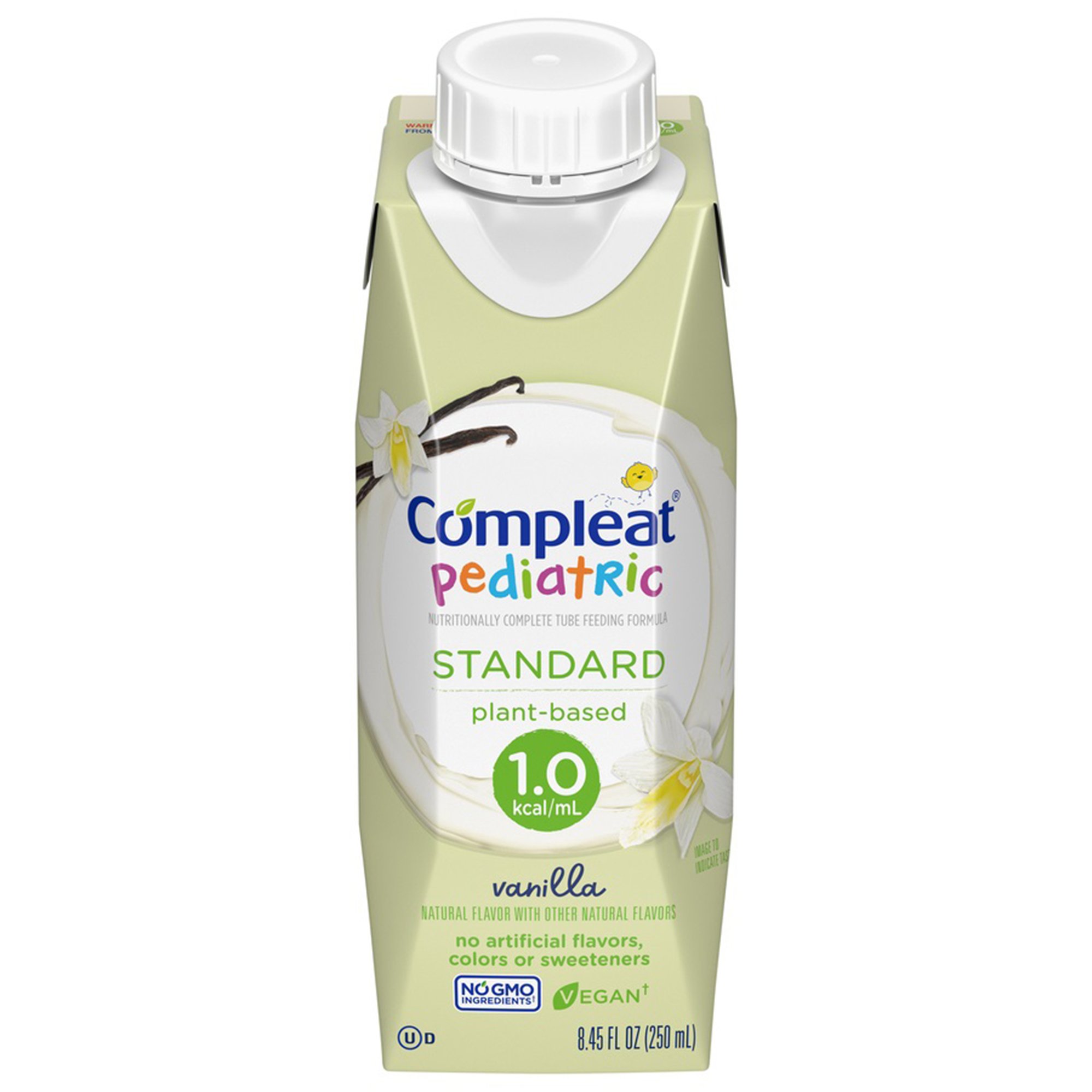Nestle Healthcare Nutrition 00043900560410 - Compleat® Pediatric Standard Plant-Based 1.0 Cal Tube Feed Formula, Vanilla - 1/Each, 24/Case