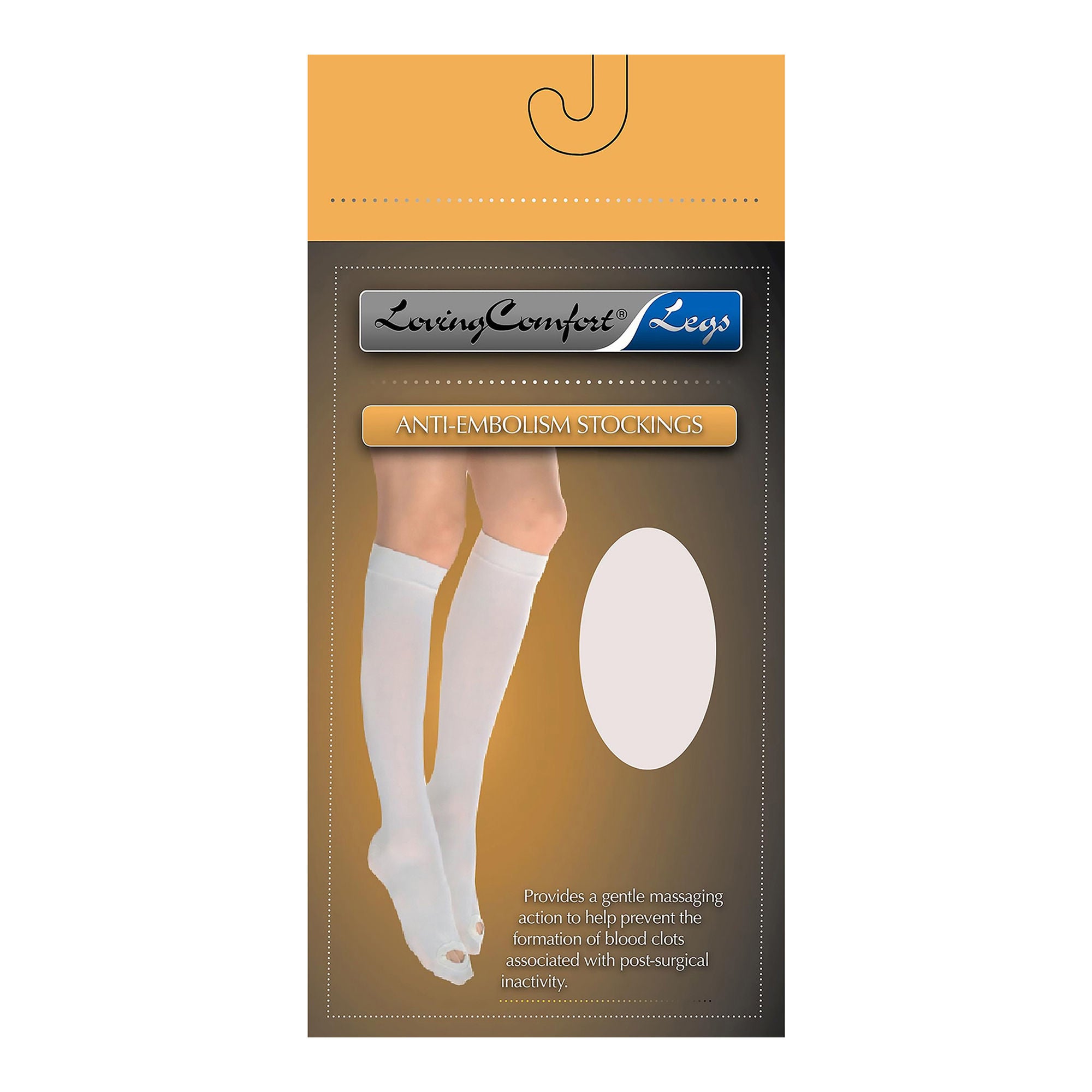 Scott Specialties - 1646 BEI 3X Anti-embolism Stocking Loving Comfort® Knee High 3X-Large Beige Closed Toe