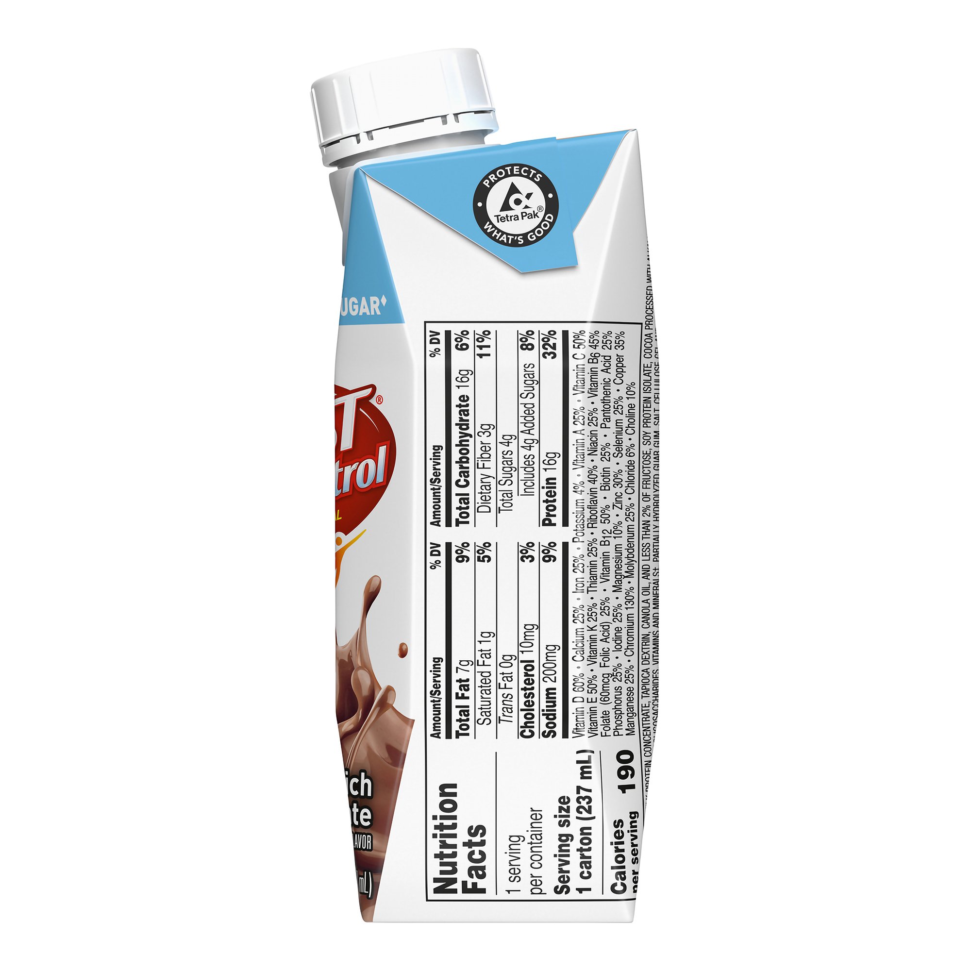 Nestle Clinical Nutritional 00041679157909 - Boost® Glucose Control Chocolate Balanced Nutritional Drink, 8-ounce carton - 24/Case