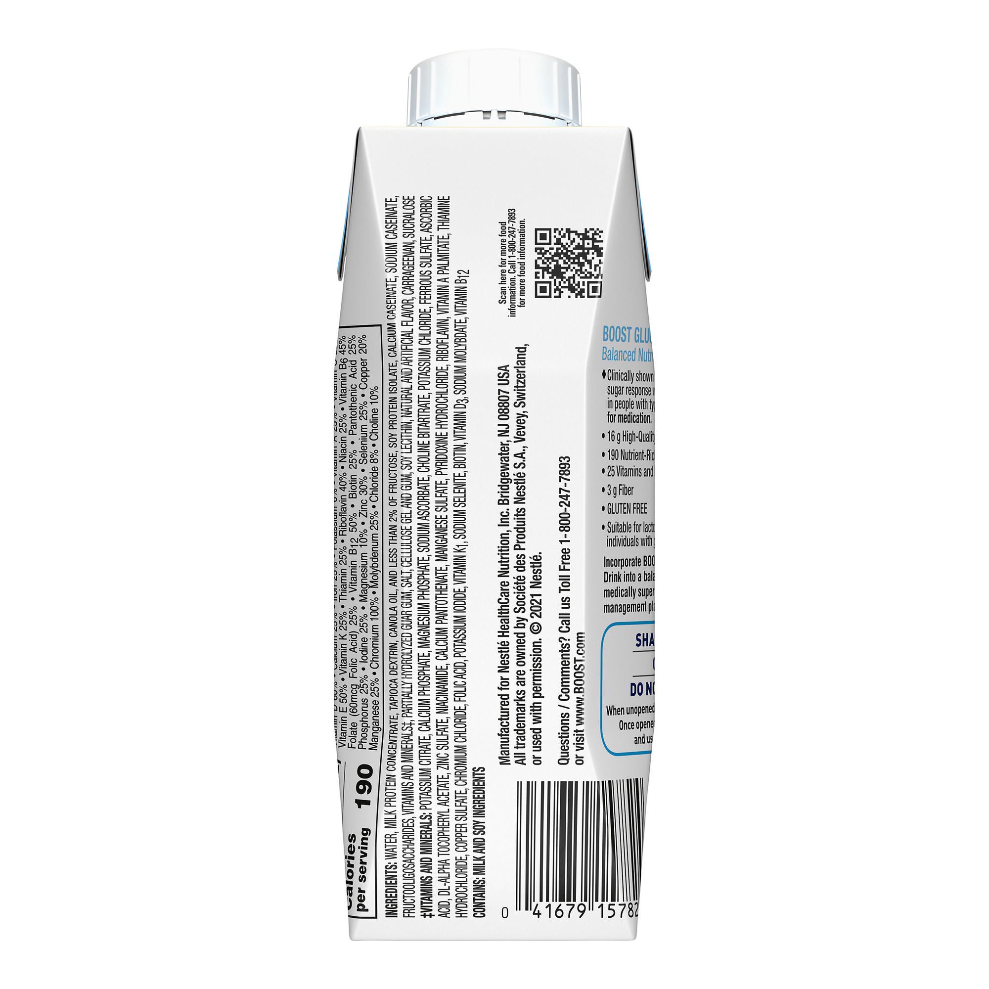 Nestle Clinical Nutritional - 00041679157800 Boost® Glucose Control Vanilla Oral Supplement