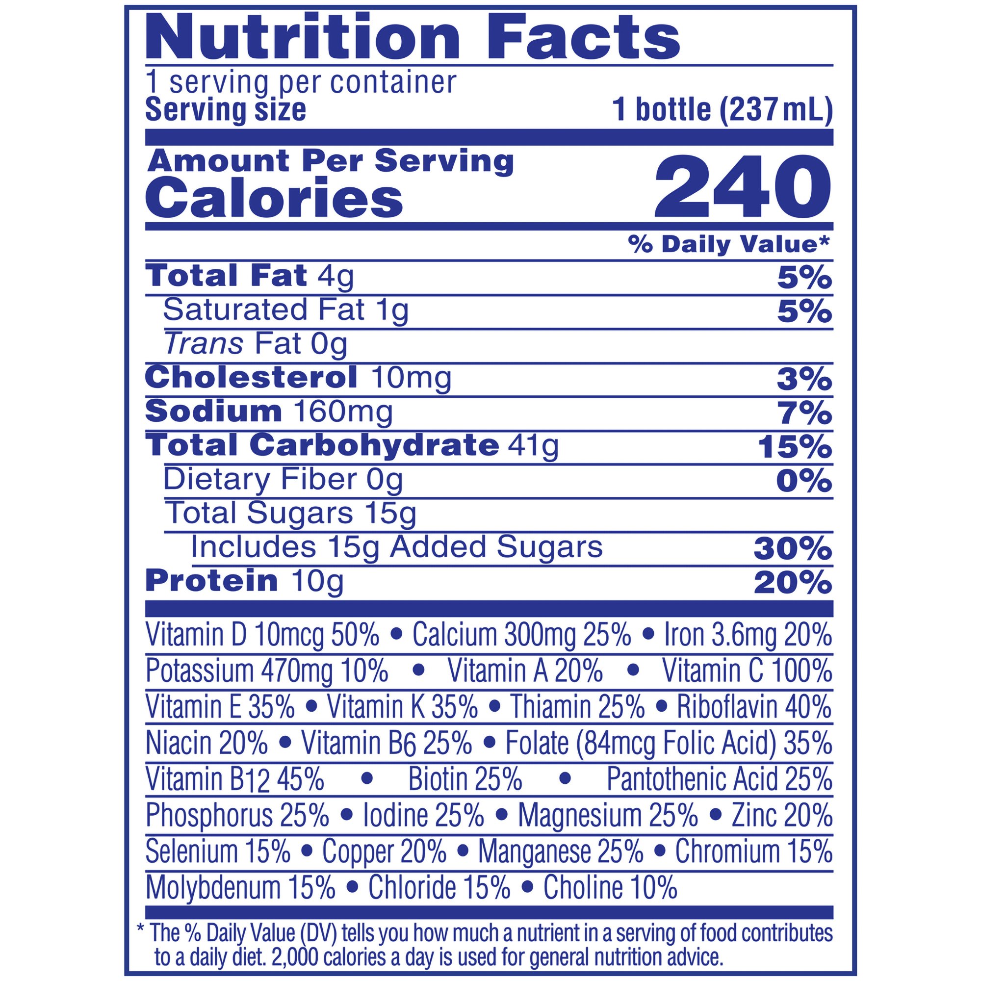 Nestle Clinical Nutritional 00050000415809 - Carnation Breakfast Essentials® Strawberry Nutritional Drink, 8-ounce bottle - 24/Case