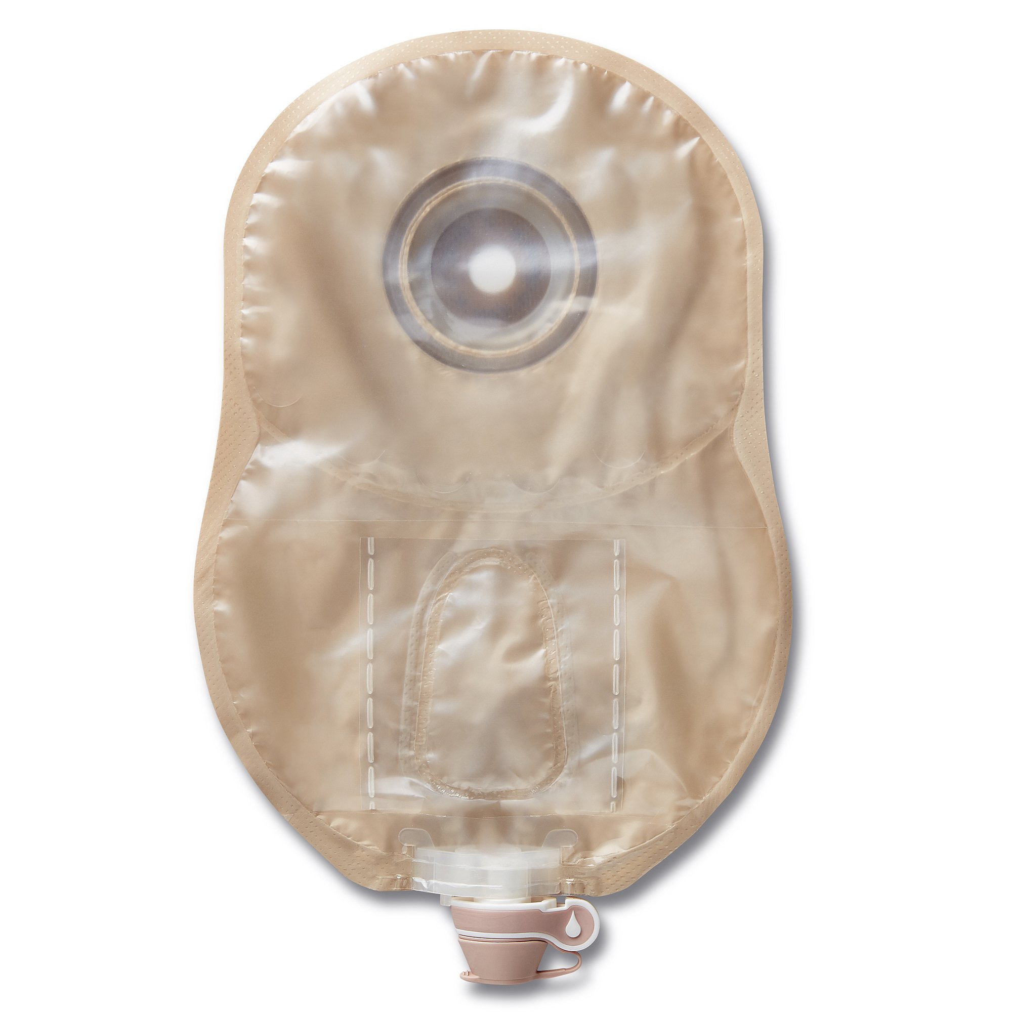 Hollister 84294 - CeraPlus™ One-Piece Convex Beige Urostomy Pouch, Pre-cut to Fit 25 mm Stomas - 5/Box