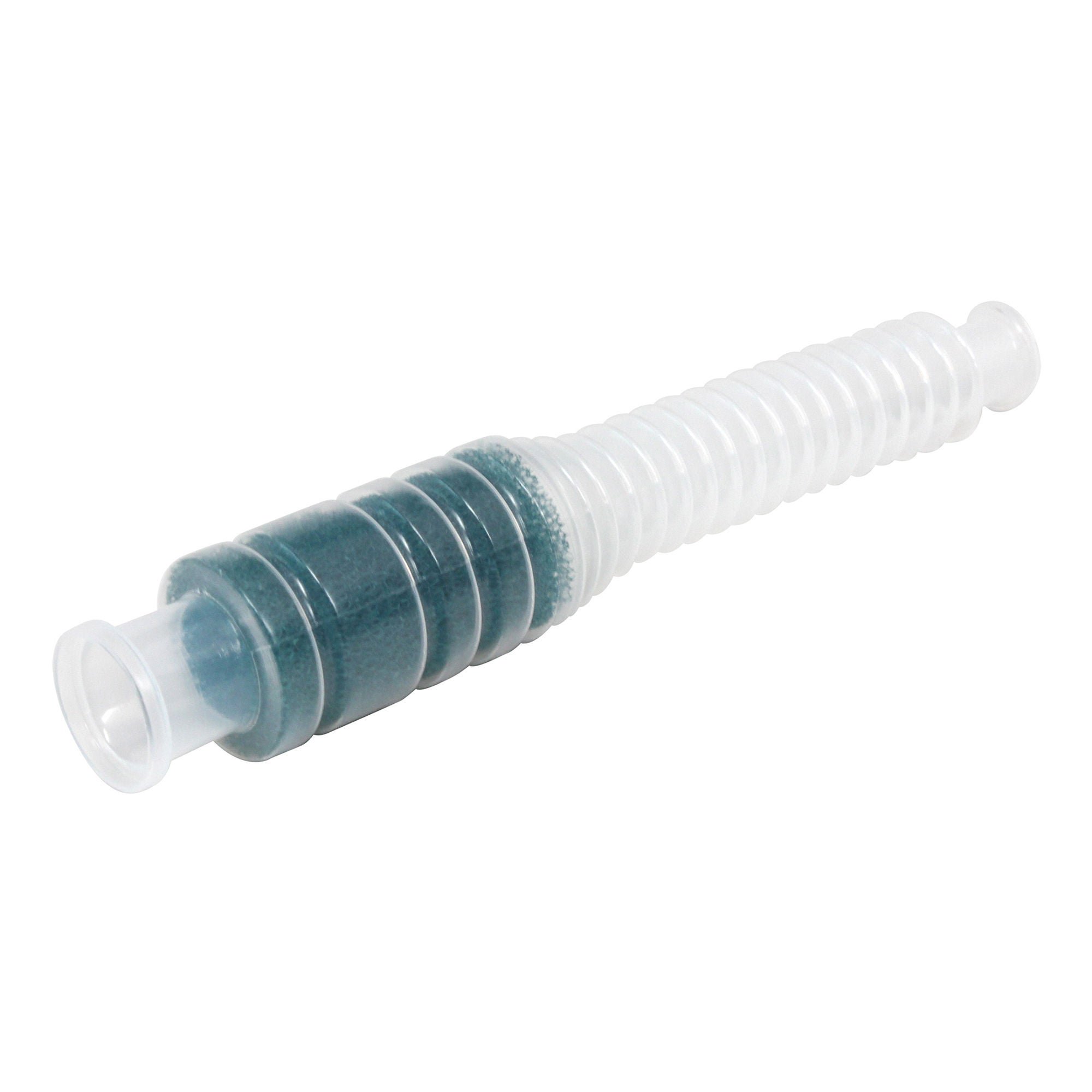 Sunset Healthcare - RES027FLEX Heat and Moisture Exchanger 33 mg H₂O/L @ 500 mL 0.5 cm H₂O @ 30 LPM Straight with Flex Tube
