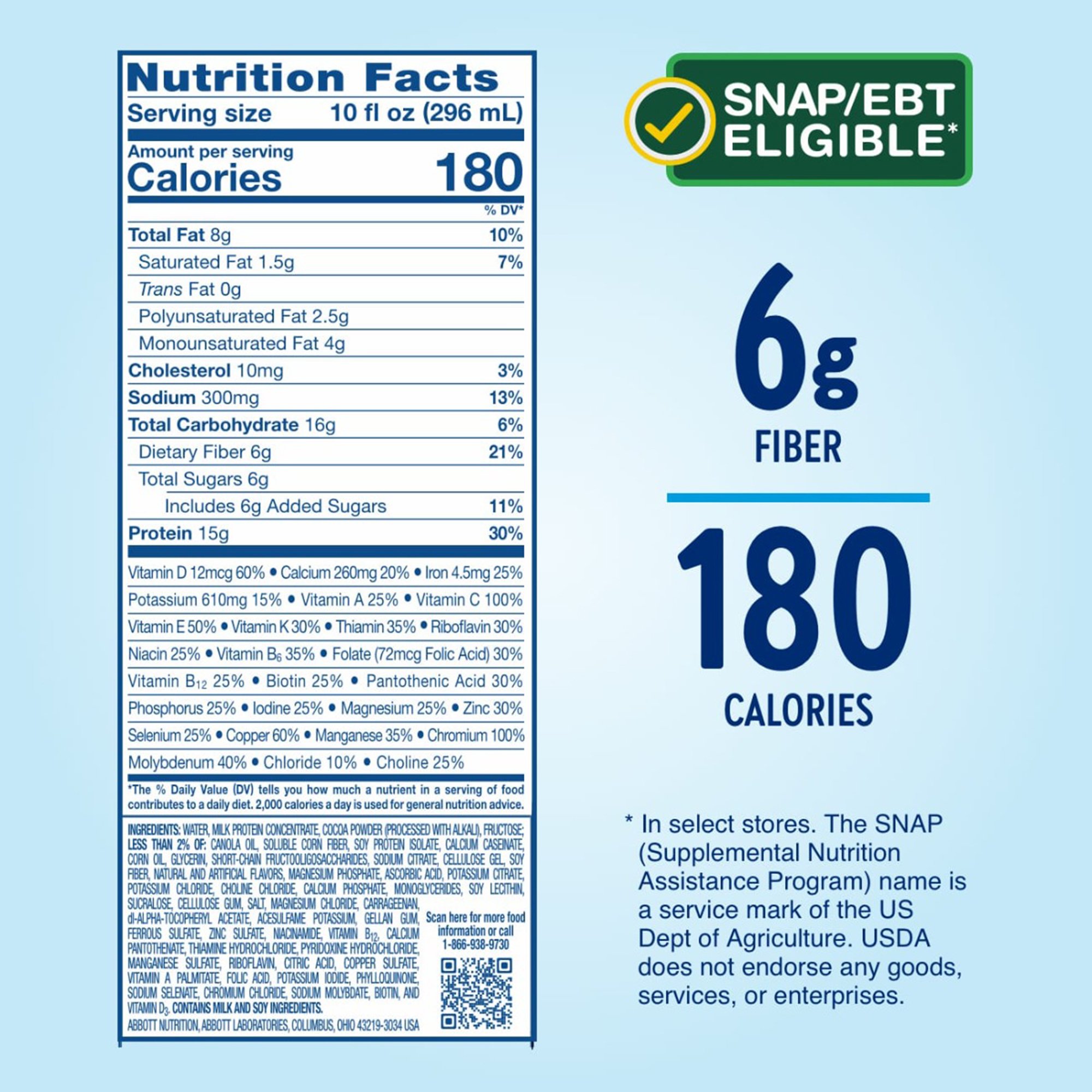 Abbott Nutrition 68604 - Glucerna® Hunger Smart Shake, Chocolate Flavor, 10-ounce bottle - 1/Each, 24/Case