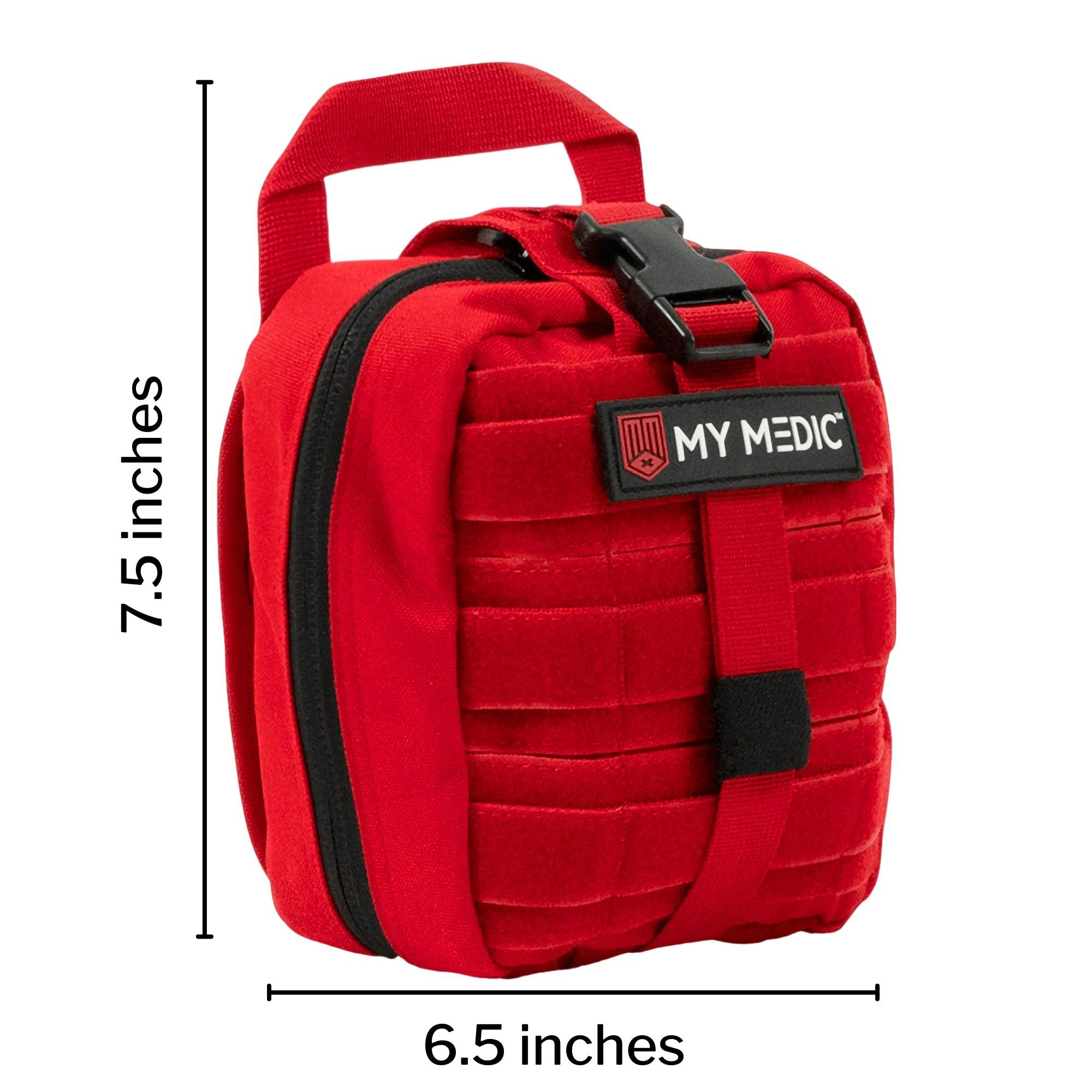 MyMedic MM-KIT-U-MED-RED-STN-V2 - My Medic MYFAK First Aid Kit, Medical Supplies for Survival, Red - 1/Each