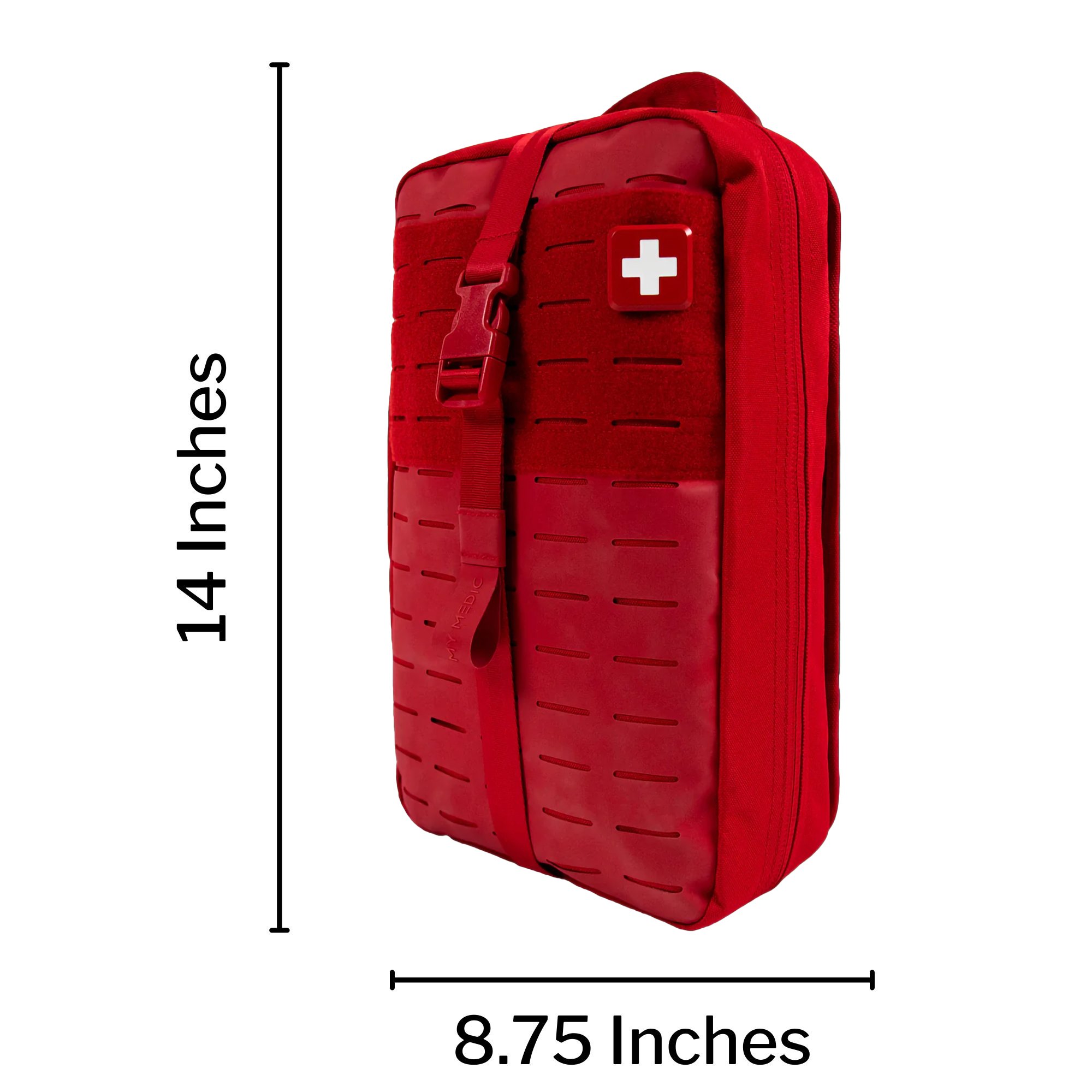 MyMedic MM-KIT-U-MFK-LG-RED-PRO - My Medic MyFAK Pro First Aid Kit, Large Trauma Kit with Medical Supplies, Black - 1/Each