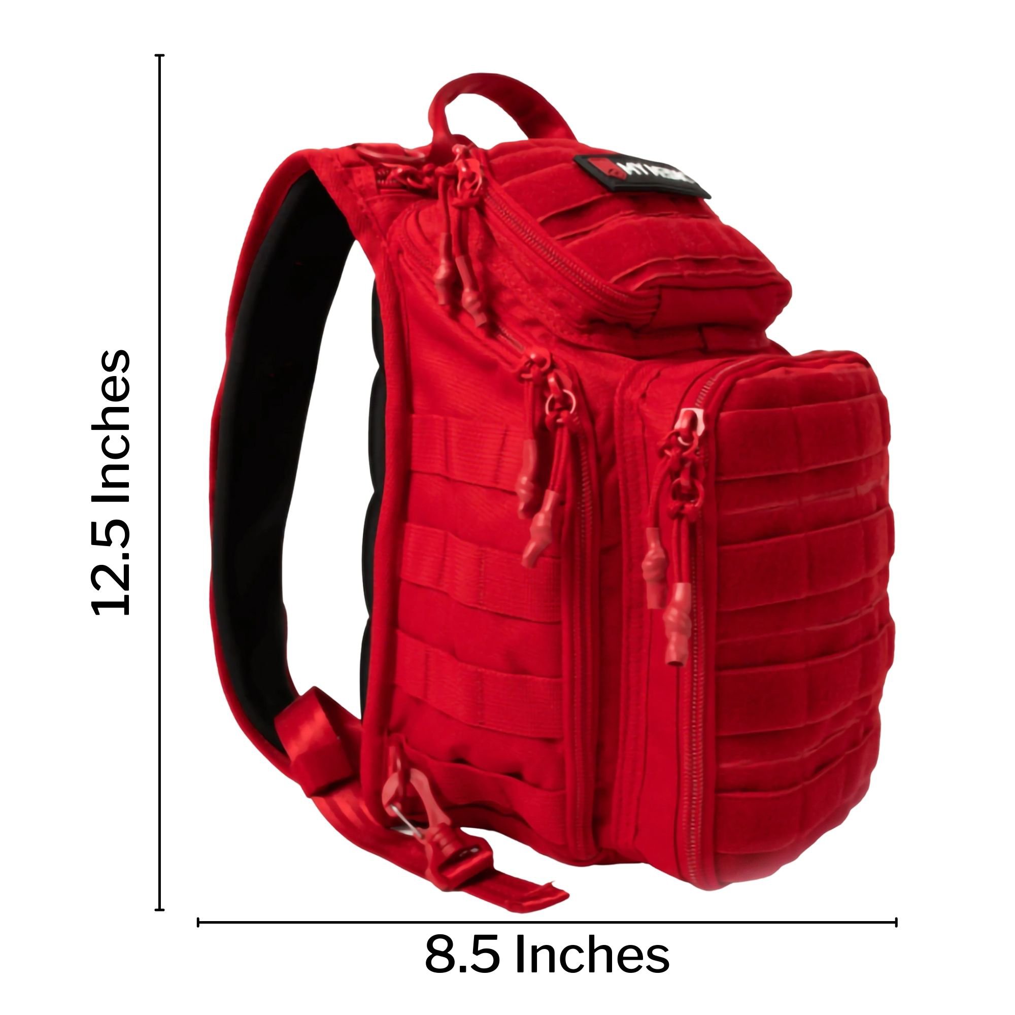 MyMedic MM-KIT-U-LG-RED-STN - My Medic Recon First Aid Kit Backpack with Emergency Medical Supplies - Red - 1/Each