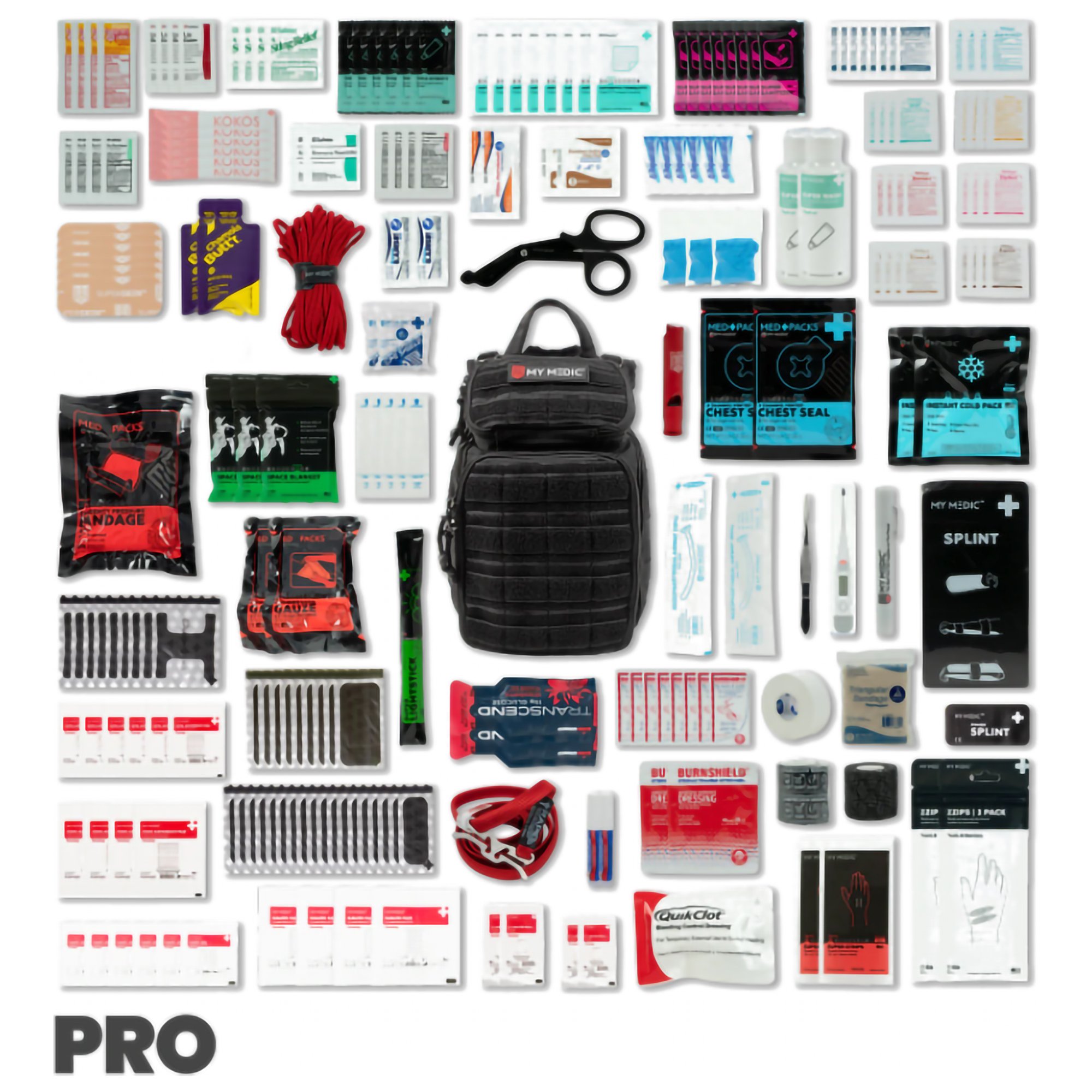 MyMedic MM-KIT-U-LG-BLK-PRO - RECON Pro First Aid Kit, Black - 1/Each