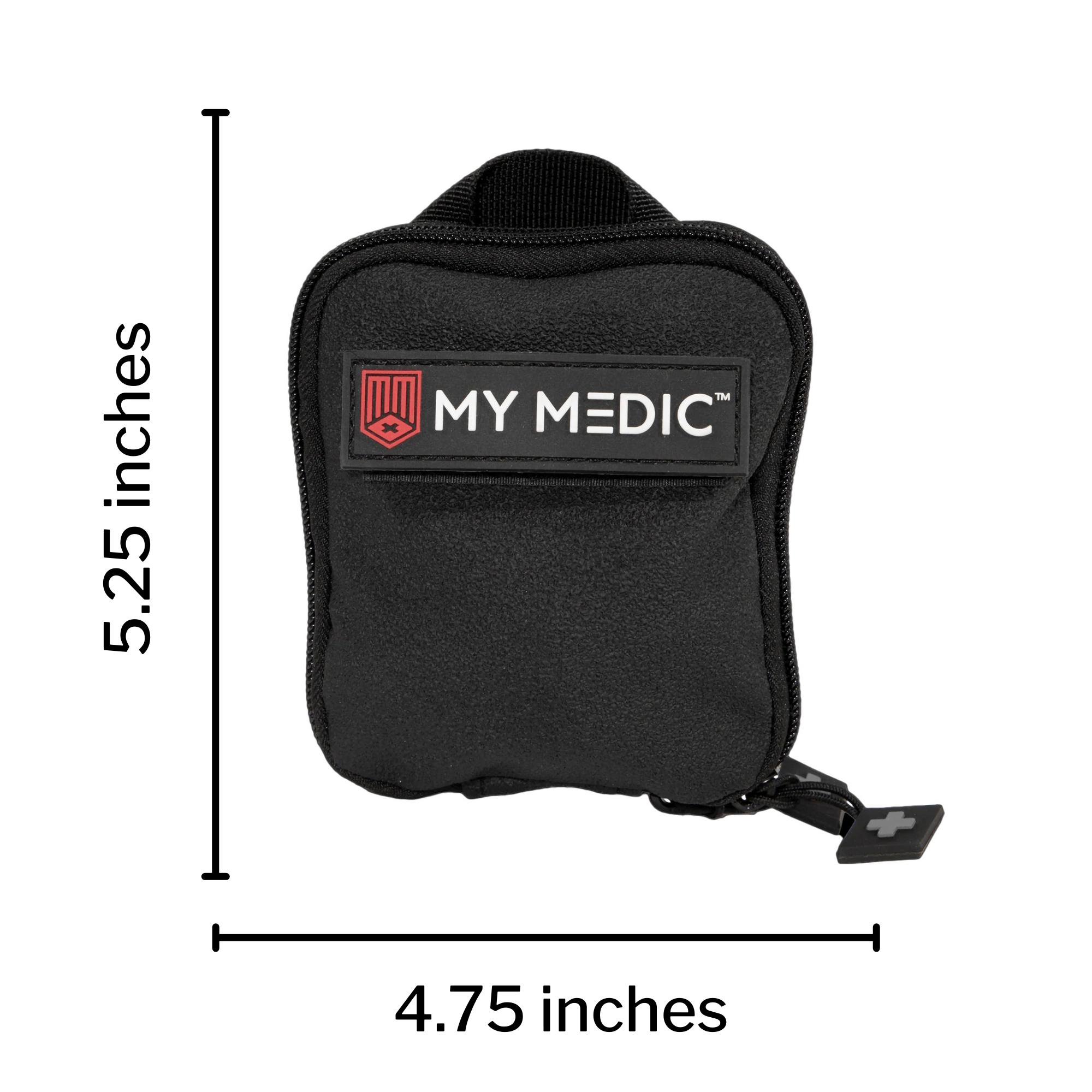 MyMedic MM-KIT-EDC-V2-PRO-BLK - My Medic First Aid Kit for Everyday Use – Medical Supplies in Carrying Case - 1/Each