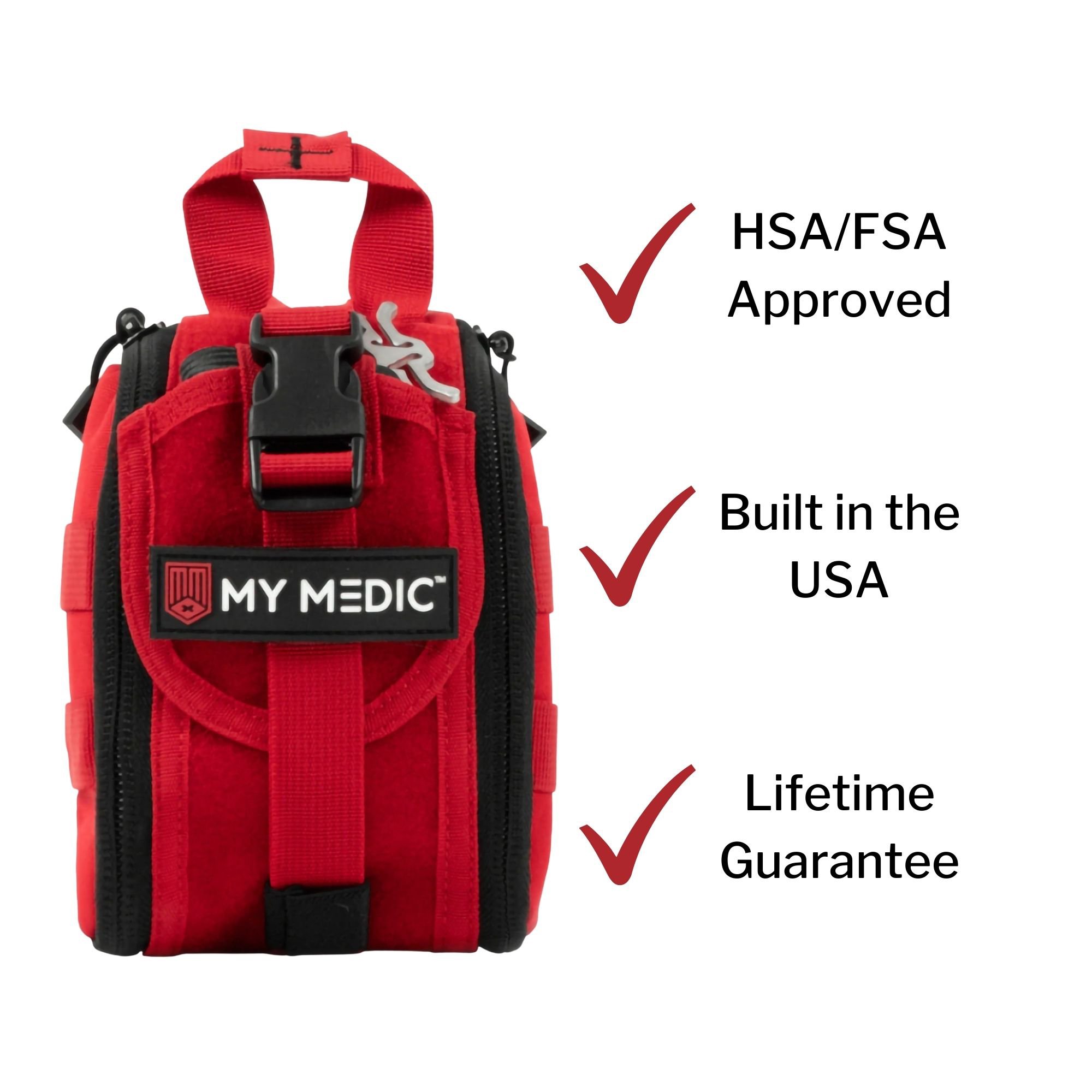 MyMedic MM-KIT-SPC-S-TFAK-RED - My Medic TFAK Trauma First Aid Kit, Emergency Medical Supplies - 1/Each