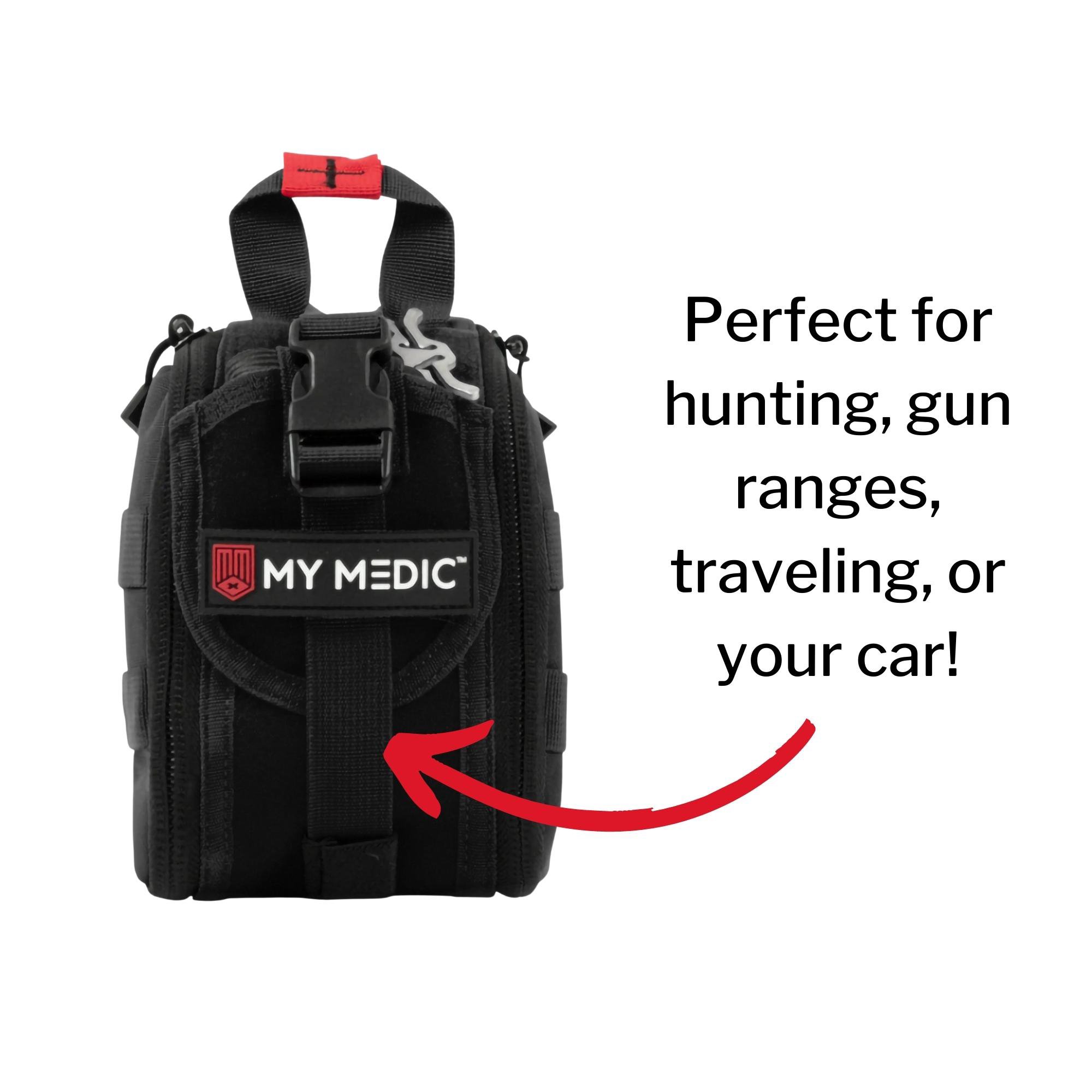 MyMedic MM-KIT-SPC-S-TFAK-BLK - My Medic™ Trauma First Aid Kit in Nylon Bag – Medical Supplies for Emergencies - 1/Each