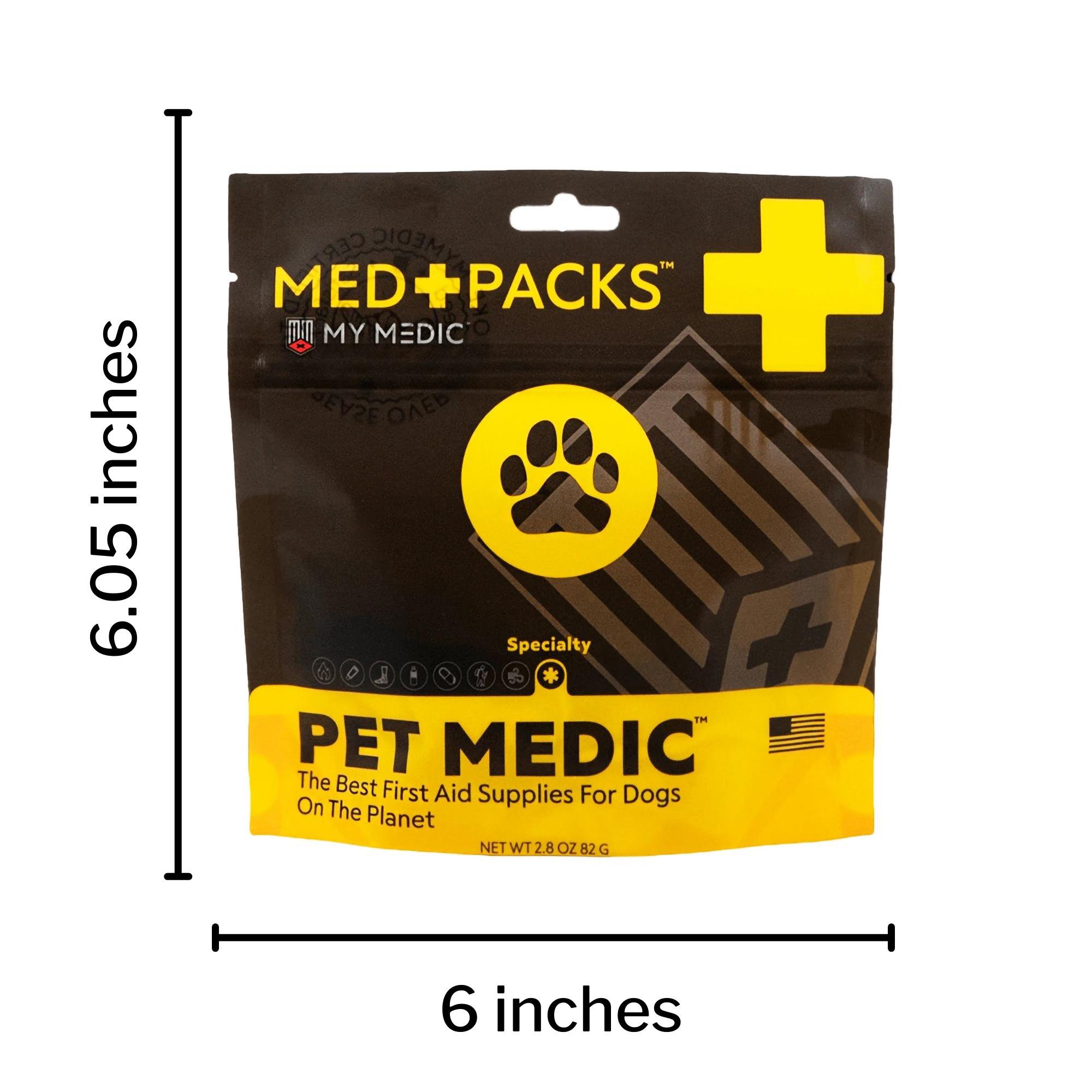 MyMedic MM-MED-PACK-PET-EA - Med Packs™ First Aid Kit for Pets – Dog Injury Supplies in Portable Pouch - 1/Each