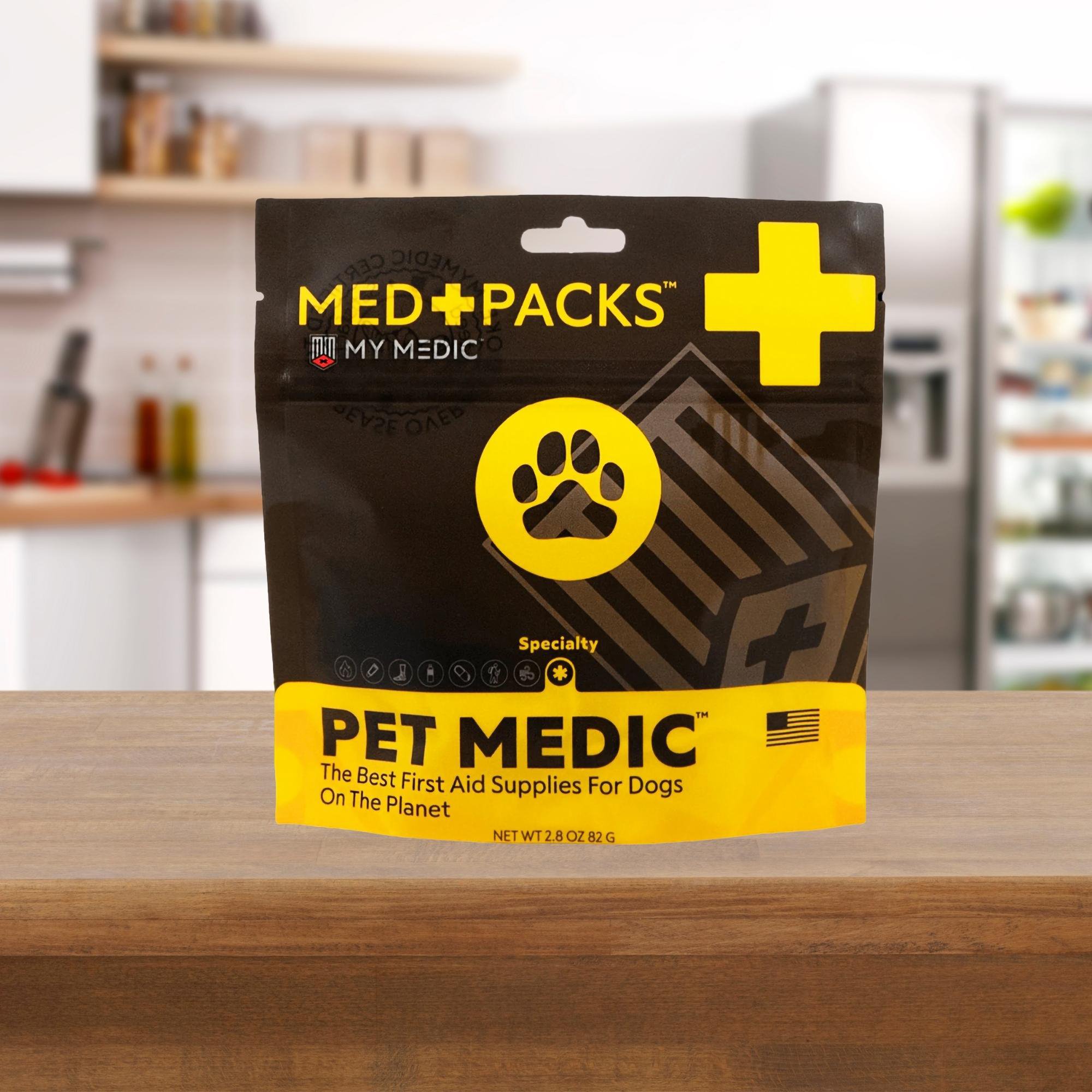 MyMedic MM-MED-PACK-PET-EA - Med Packs™ First Aid Kit for Pets – Dog Injury Supplies in Portable Pouch - 1/Each