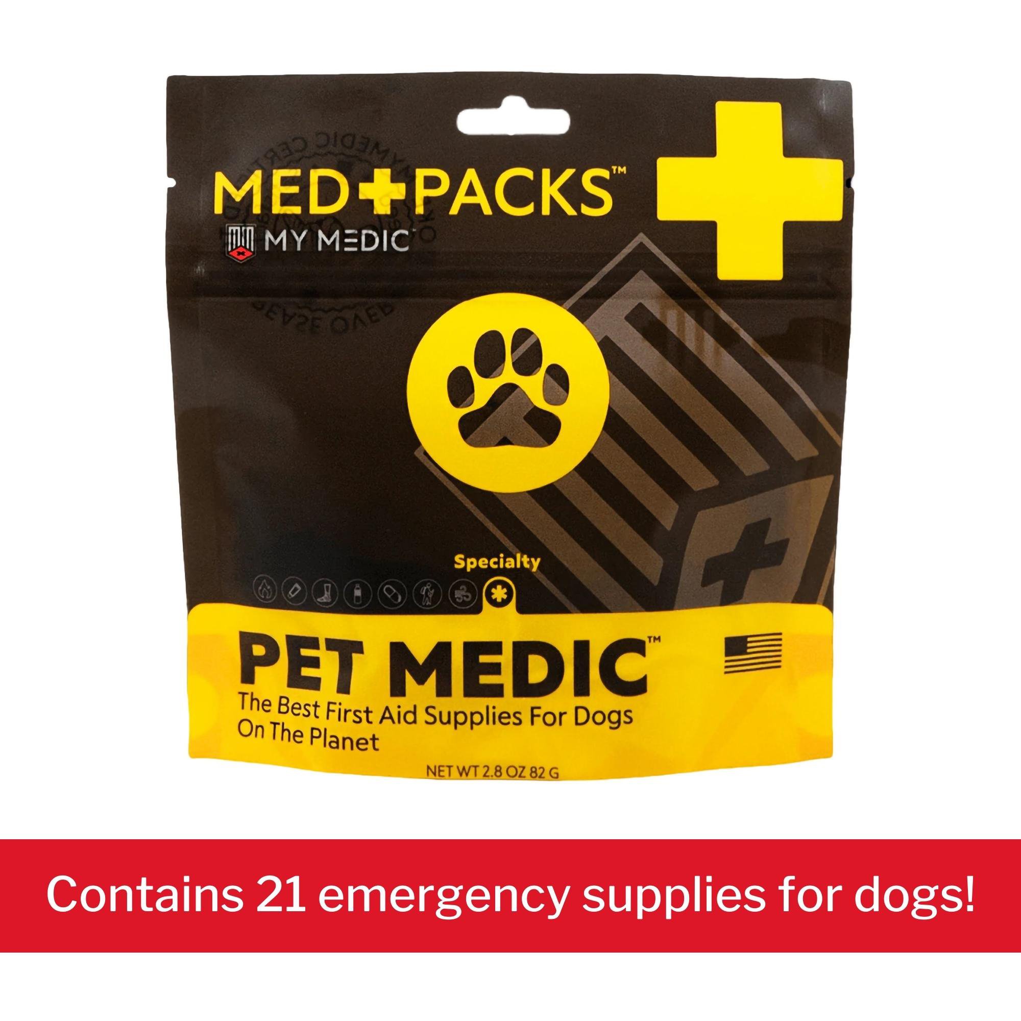 MyMedic MM-MED-PACK-PET-EA - Med Packs™ First Aid Kit for Pets – Dog Injury Supplies in Portable Pouch - 1/Each