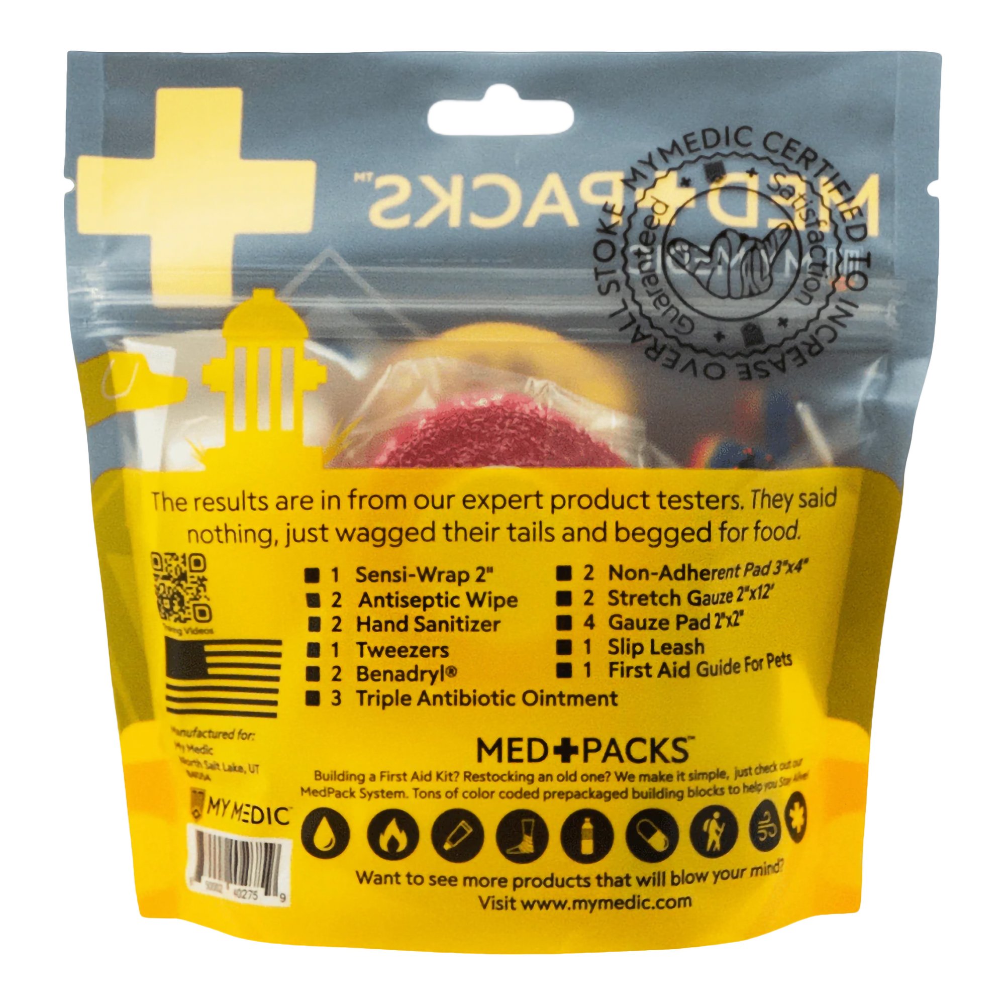 MyMedic MM-MED-PACK-PET-EA - Med Packs™ First Aid Kit for Pets – Dog Injury Supplies in Portable Pouch - 1/Each