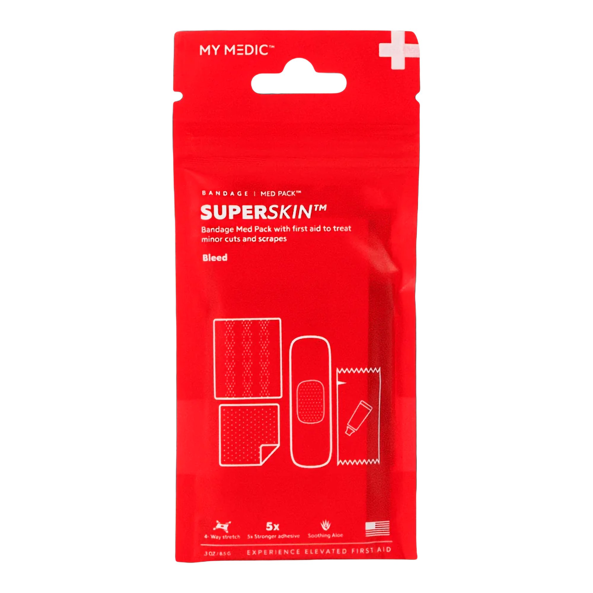 MyMedic MM-SPL-MD-PK-AC-SSB-1X3-10PK - Med Packs™ SuperSkin™ First Aid Kit - 1/Each