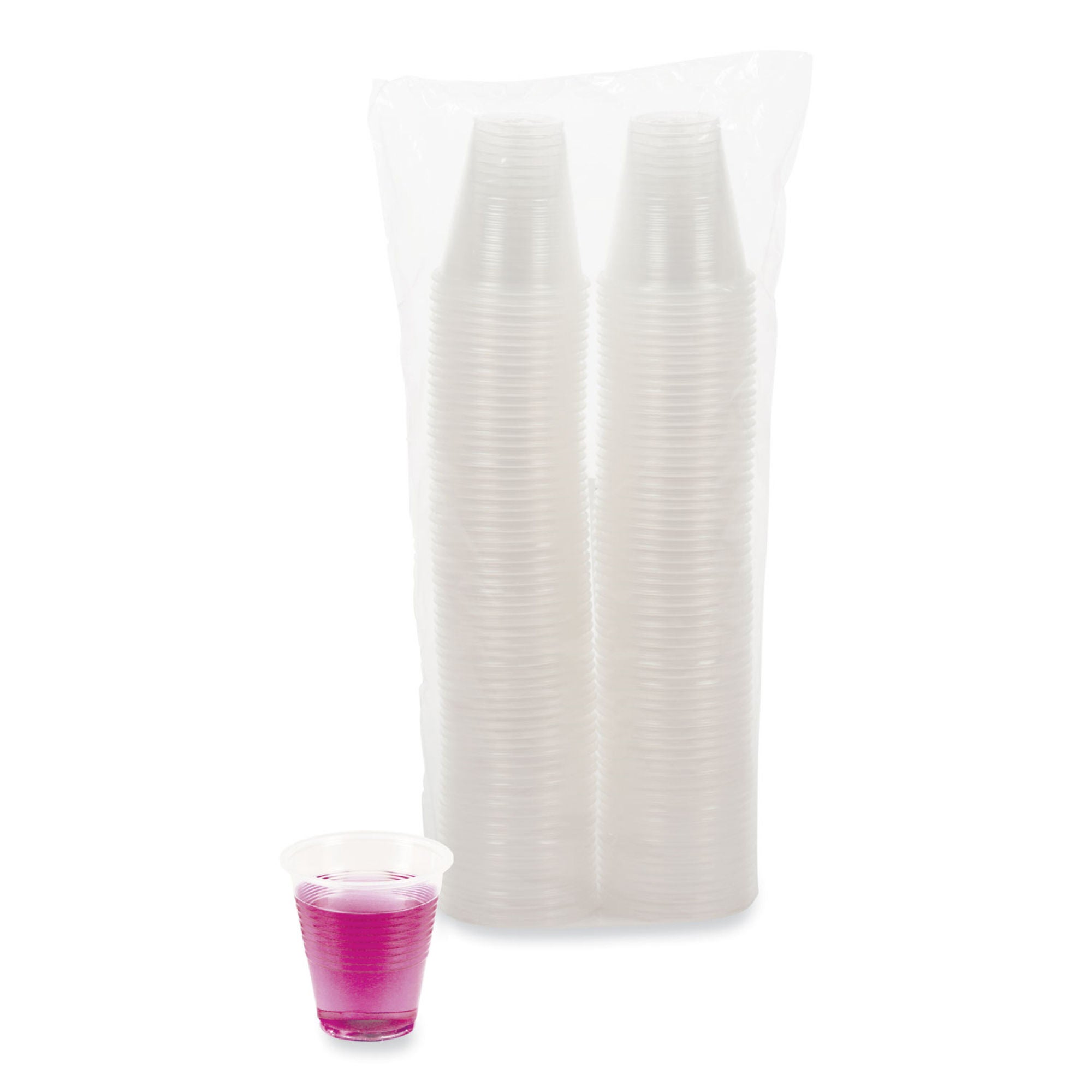 Essendant Co-United Stationers - BWKTRANSCUP3CT Drinking Cup Boardwalk® 3 oz. Polypropylene Translucent Disposable