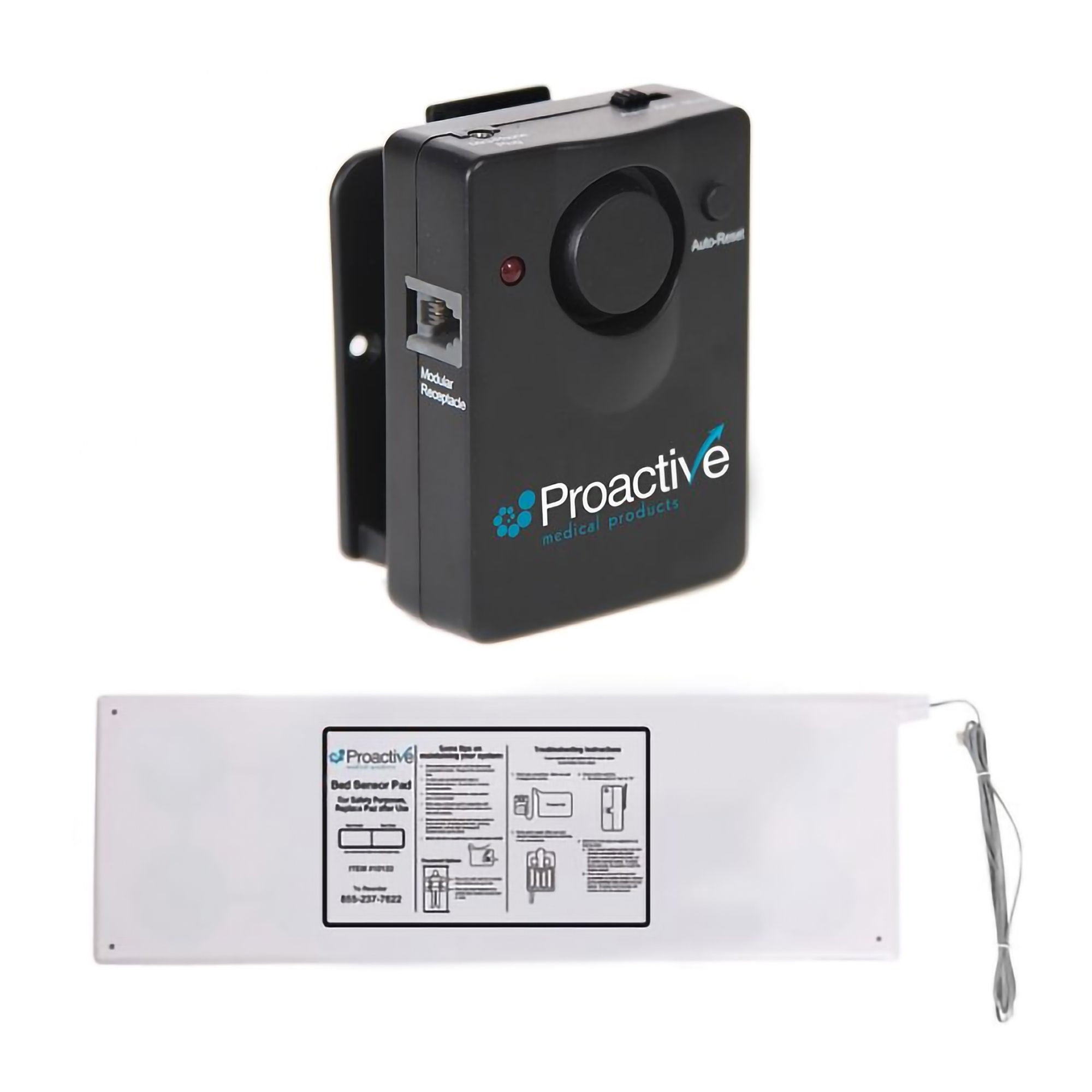 Proactive Medical Products LLC - 10210+10121 Patient Alarm System and Sensor Pad 10 X 30 Inch