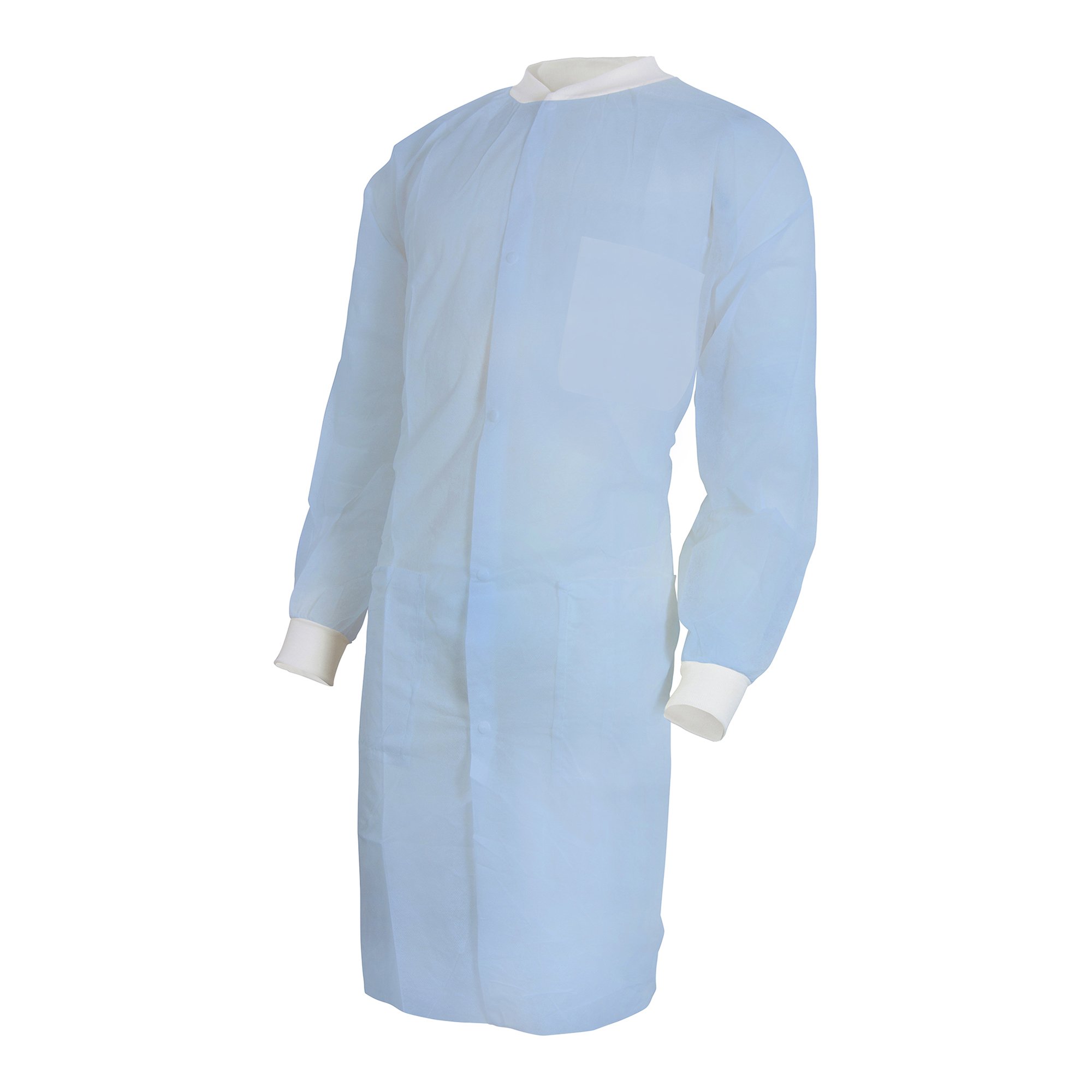McKesson Brand 34181200 - McKesson Lab Coat, Large / X-Large, Blue - 10/Bag, 30/Case