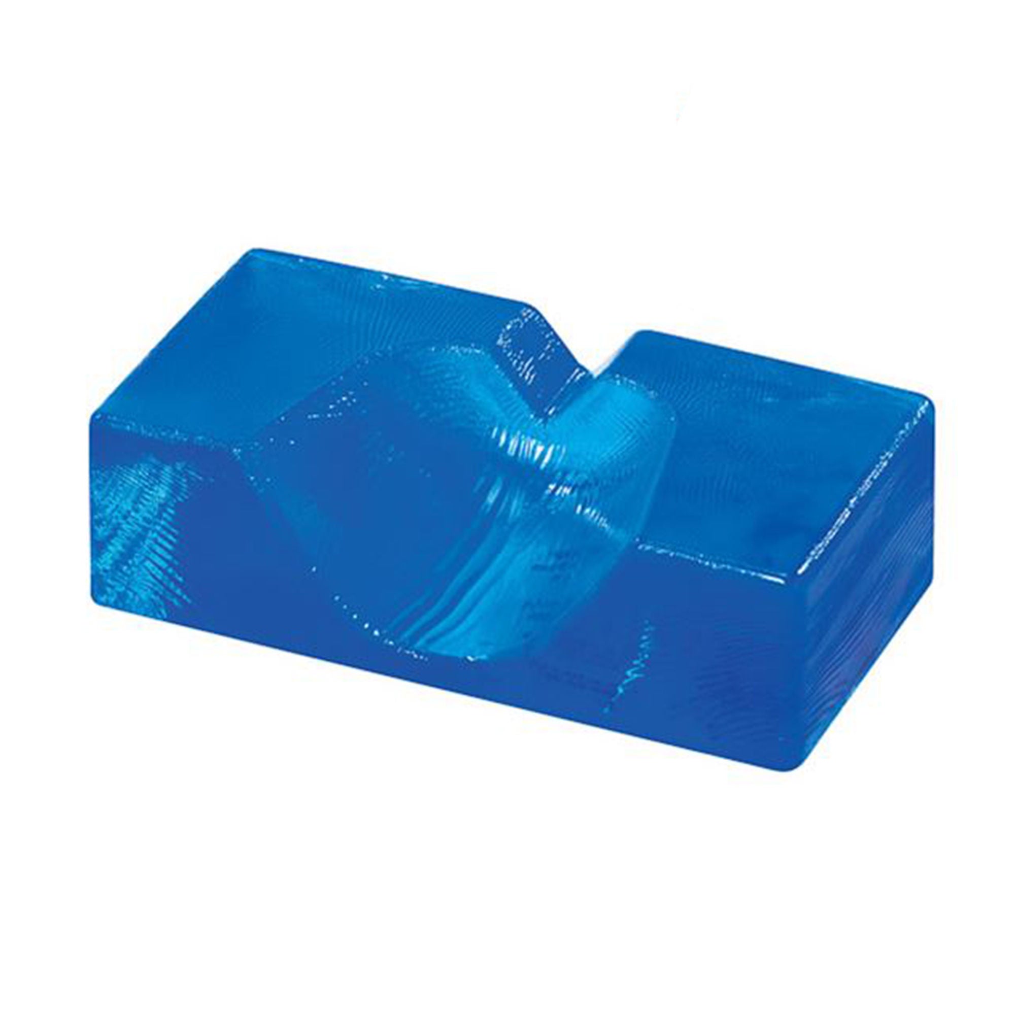 Alimed - 2970017950 Heel Cup Positioner AliMed® AliBlue™ 3-1/4 W X 6 L X 1-3/4 H Inch Gel Freestanding