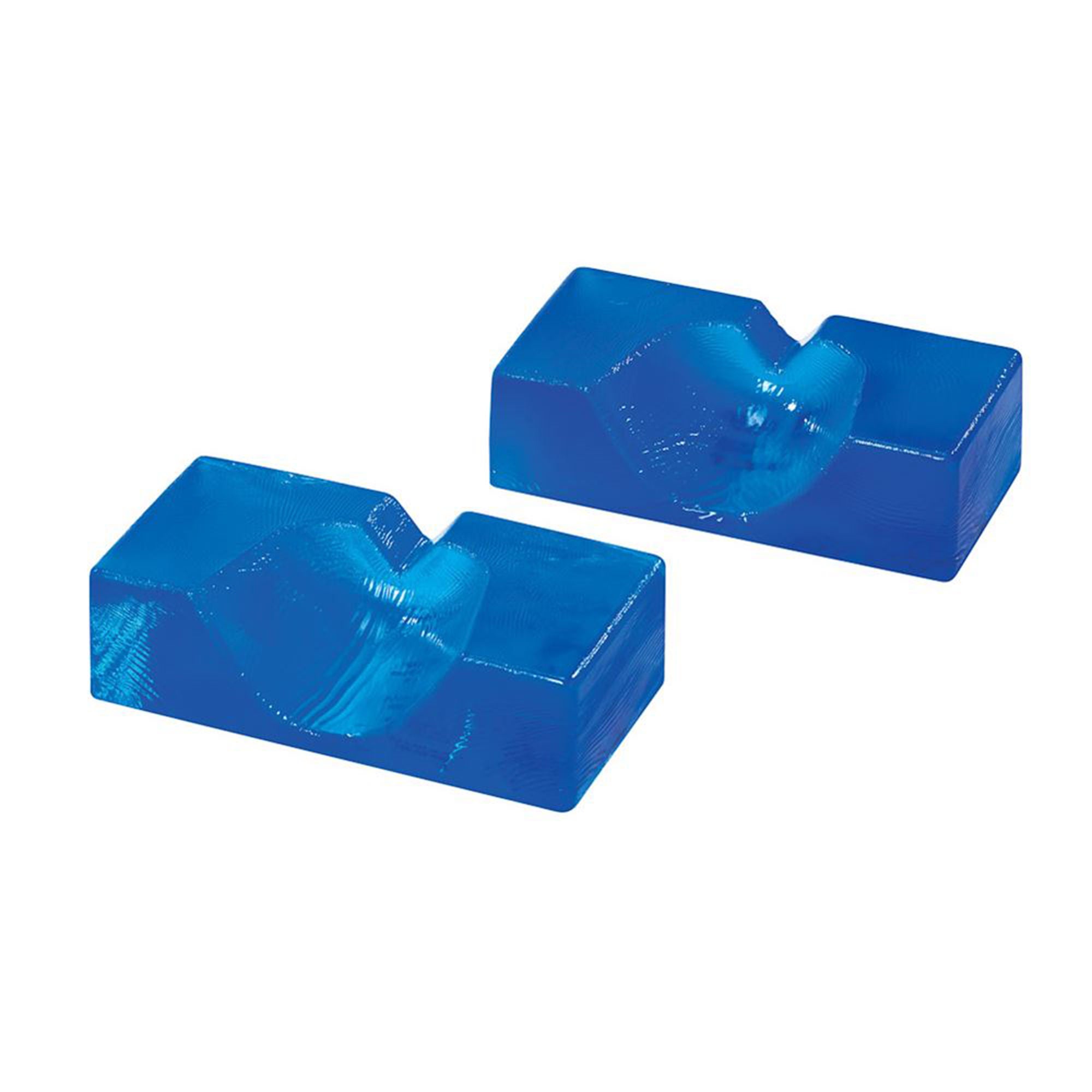 Alimed - 2970017950 Heel Cup Positioner AliMed® AliBlue™ 3-1/4 W X 6 L X 1-3/4 H Inch Gel Freestanding