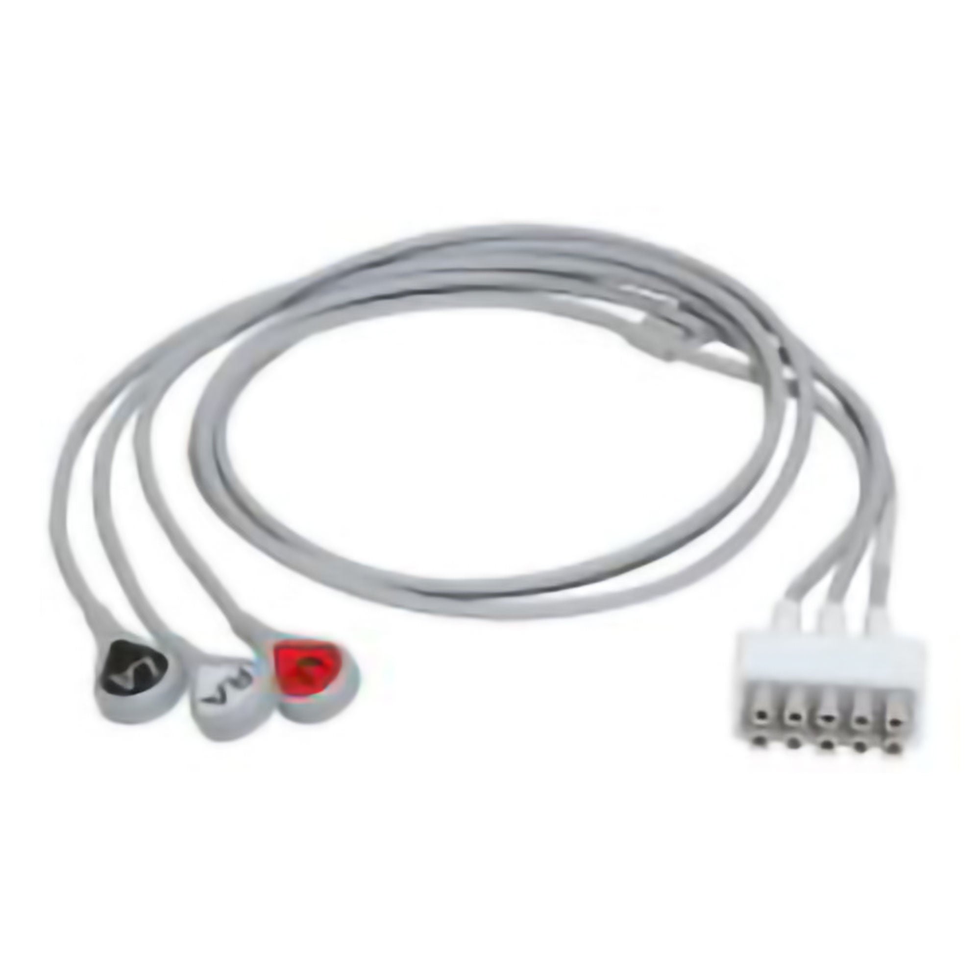 Soma Technology - AE1021 ECG Leadwire Set CARESCAPE™ ONE 3-lead, snap, AHA, 74 cm/29 in For use wtih Patient Monitoring