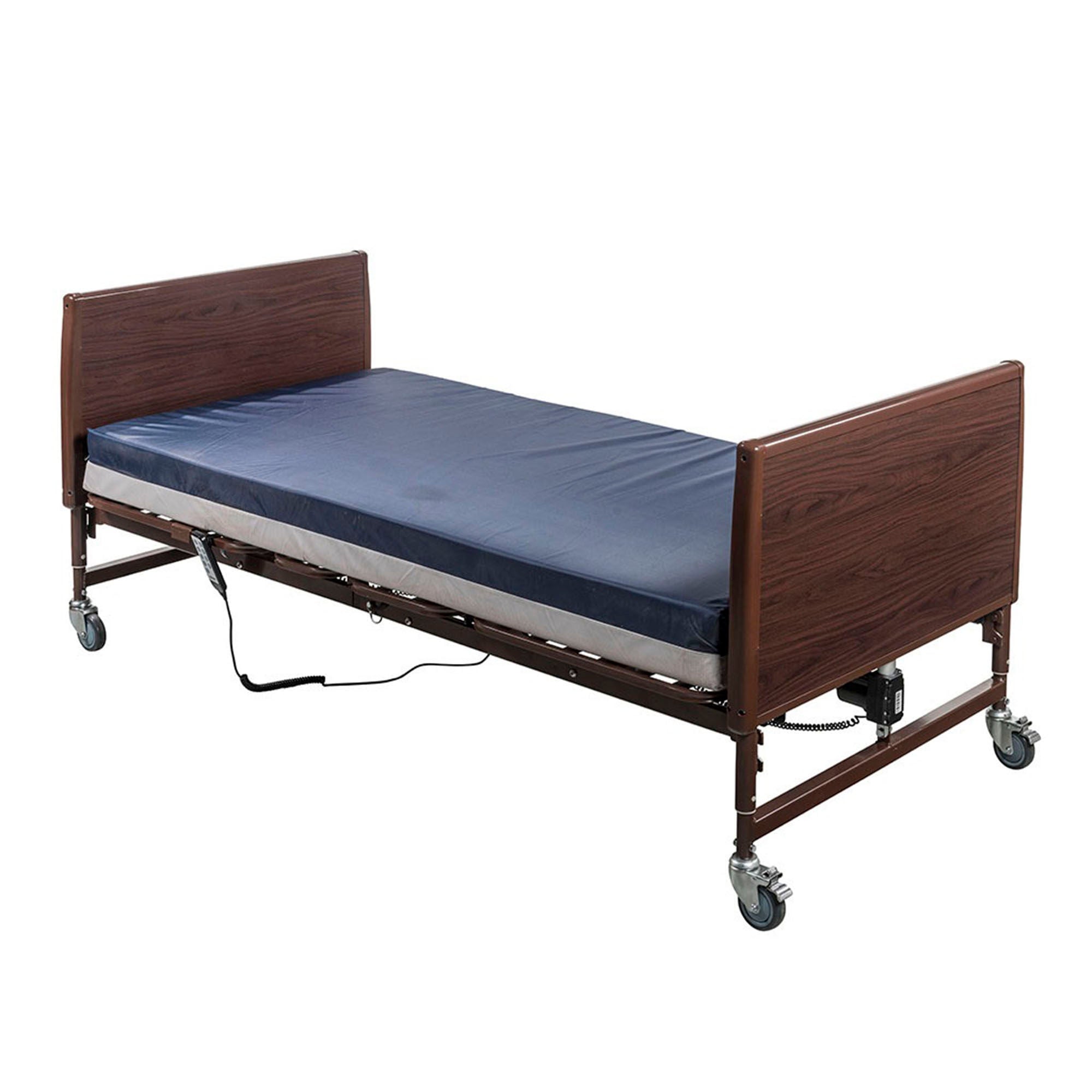 Drive DeVilbiss Healthcare - 15300LW Electric Bariatric Bed DeVilbiss Home Care 80 Inch Length Steel Base 3 Functions 18 to 26 Inch Height Range