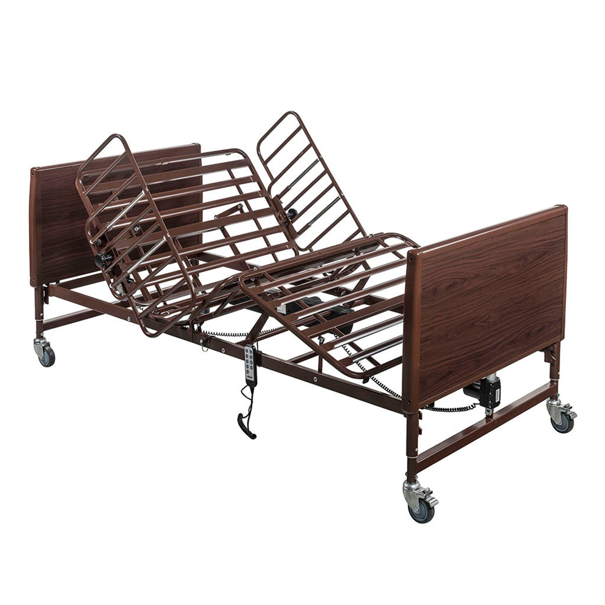 Drive DeVilbiss Healthcare - 15300LW Electric Bariatric Bed DeVilbiss Home Care 80 Inch Length Steel Base 3 Functions 18 to 26 Inch Height Range