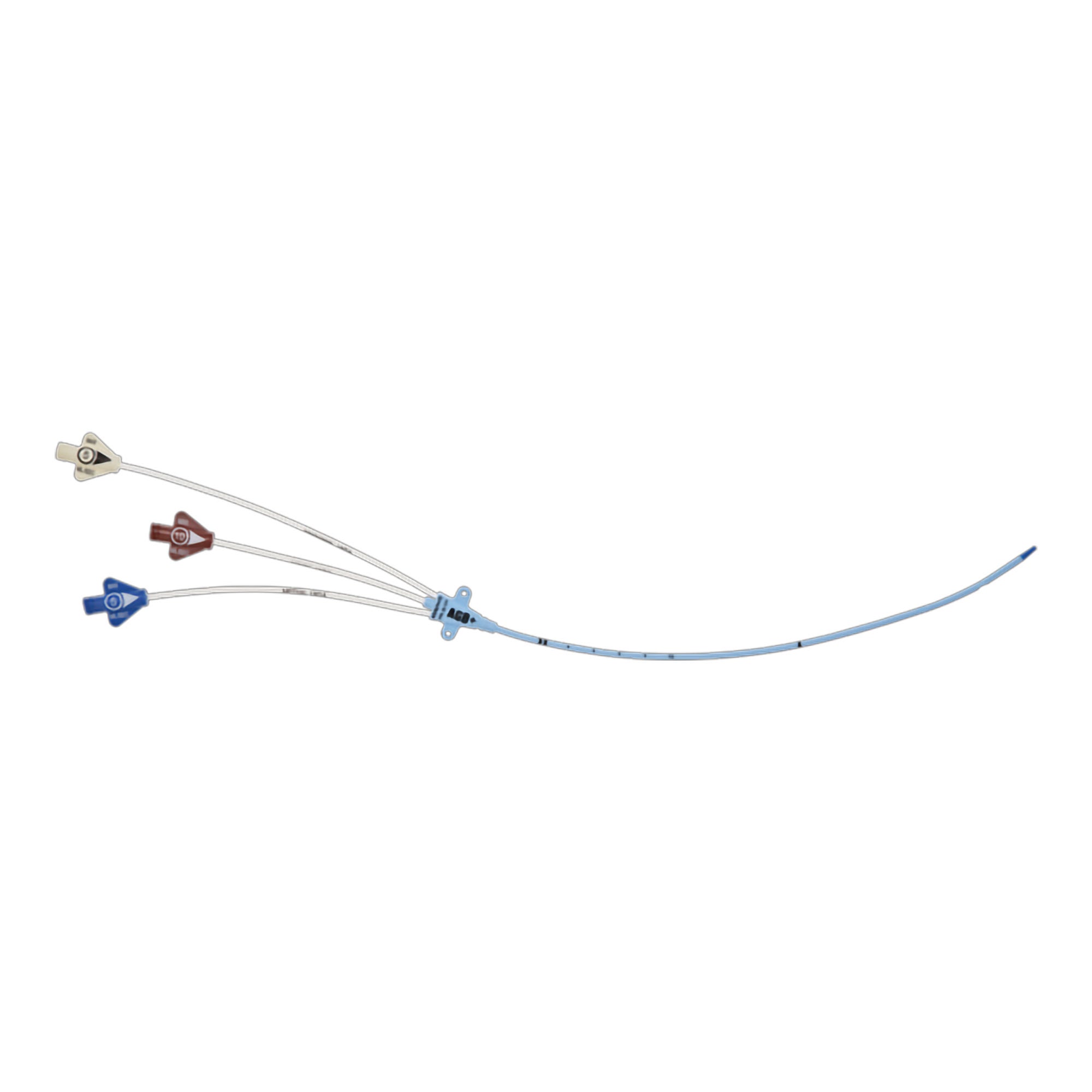 Teleflex Medical - CDC-45703-PB1A Pressure Injectable Central Venous Catheter Arrowg+ard Blue Plus® 7 Fr. Triple Lumen