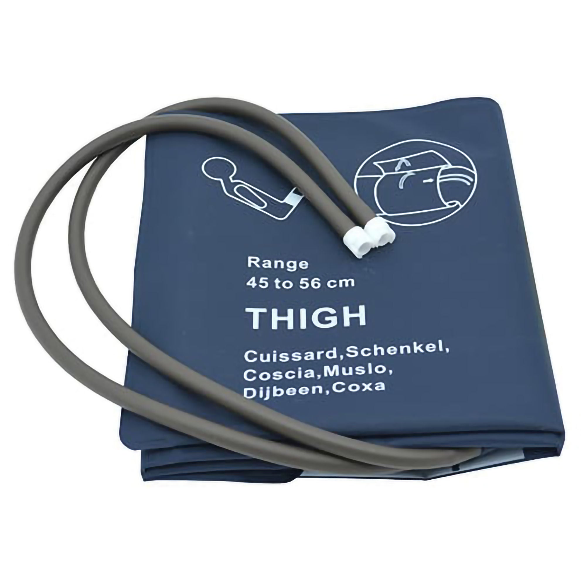 Soma Technology - AN4034 Reusable Blood Pressure Cuff 45 to 56 cm Leg Nylon Cuff Thigh Cuff