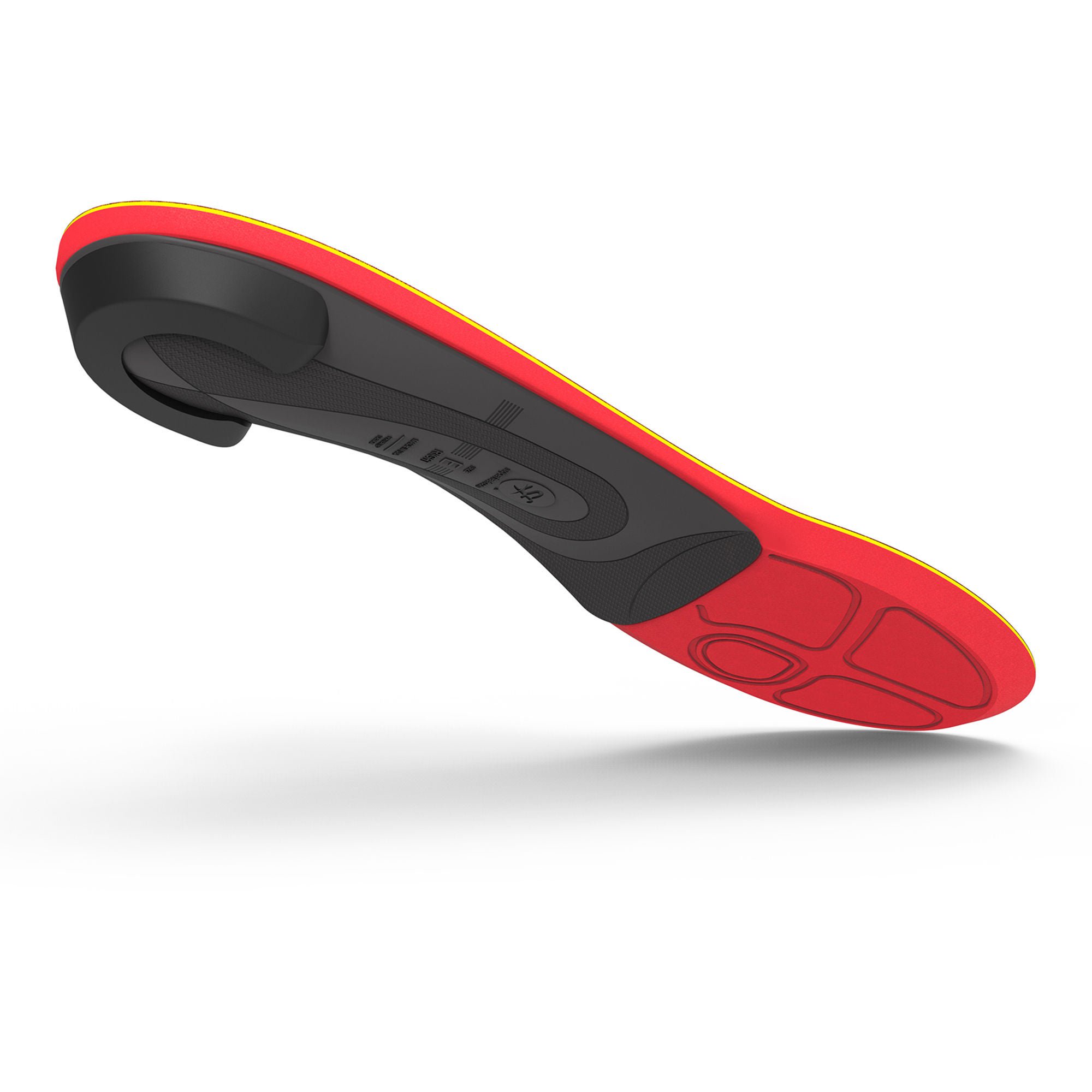 Superfeet - FL786408 Runner Orthotic Insole Carbon Fiber / Foam / Nylon Women 8.5 to 10 / Men 7.5 to 9 Black / Orange / Yellow