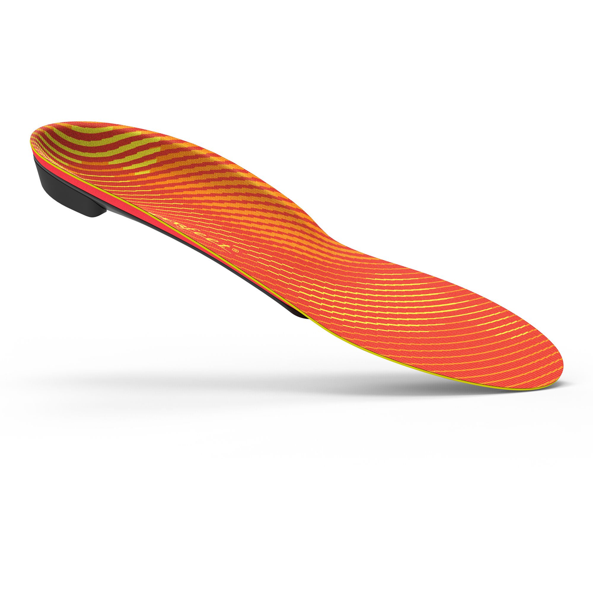 Superfeet - FL786408 Runner Orthotic Insole Carbon Fiber / Foam / Nylon Women 8.5 to 10 / Men 7.5 to 9 Black / Orange / Yellow