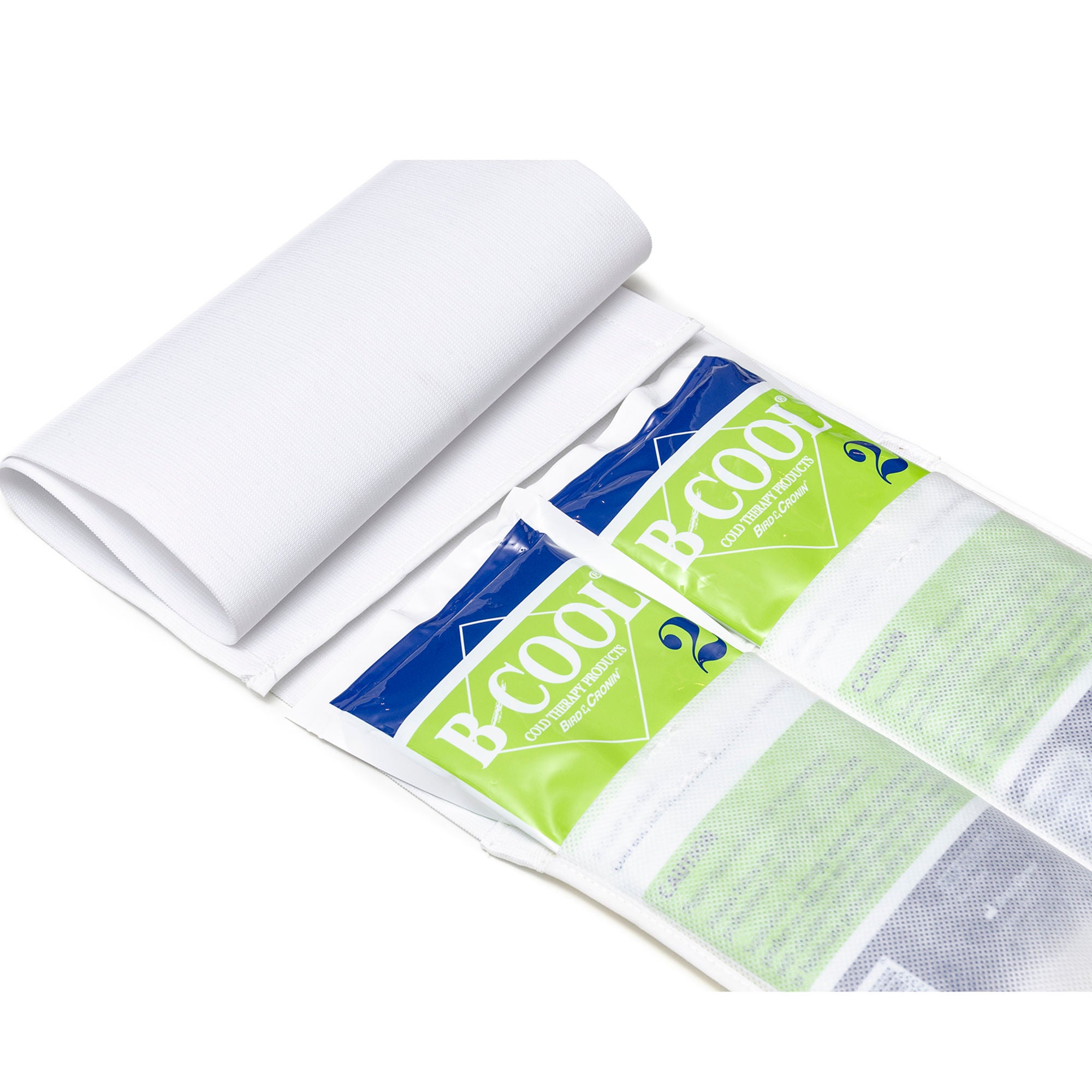 Bird & Cronin - 08142521 Cold Therapy Wrap B-Cool® Chest & Ab Binder Wrap Chest / Abdomen One Size Fits Most 10 X 28 to 50 Inch Flannel / Elastic Reusable