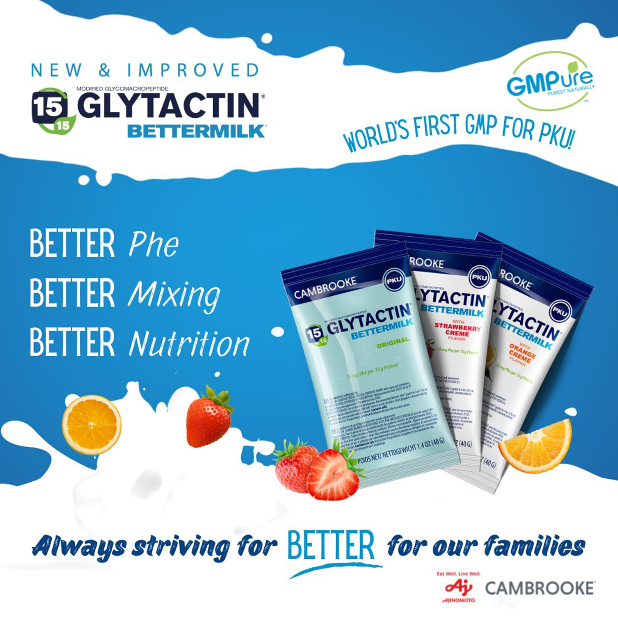 Glytactin BetterMilk Oral Supplement 35008 by Cambrooke Therapeutics