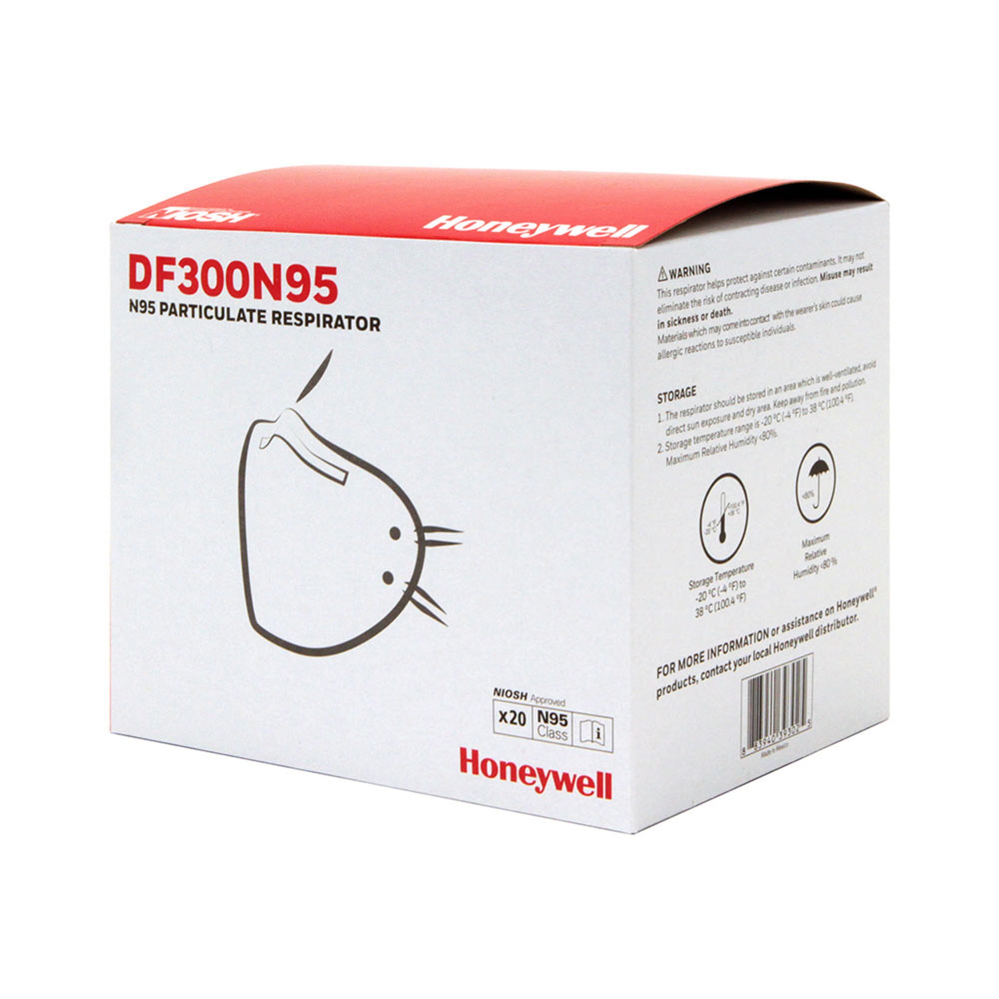 Honeywell DF300 Particulate Respirator Mask DF300N95BX by West Chester Protective Gear