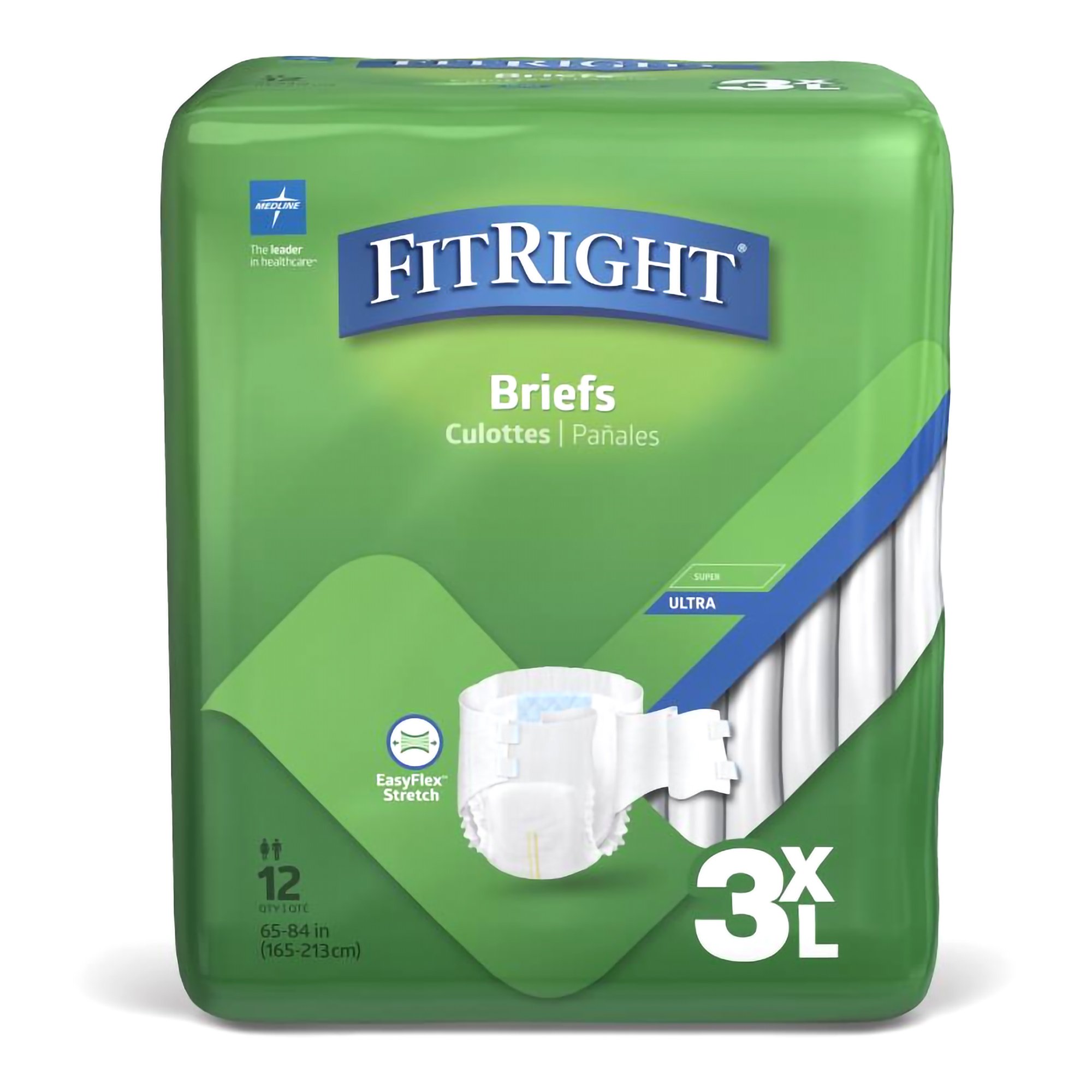 FitRight Bariatric Incontinence Brief MTB084 by Medline