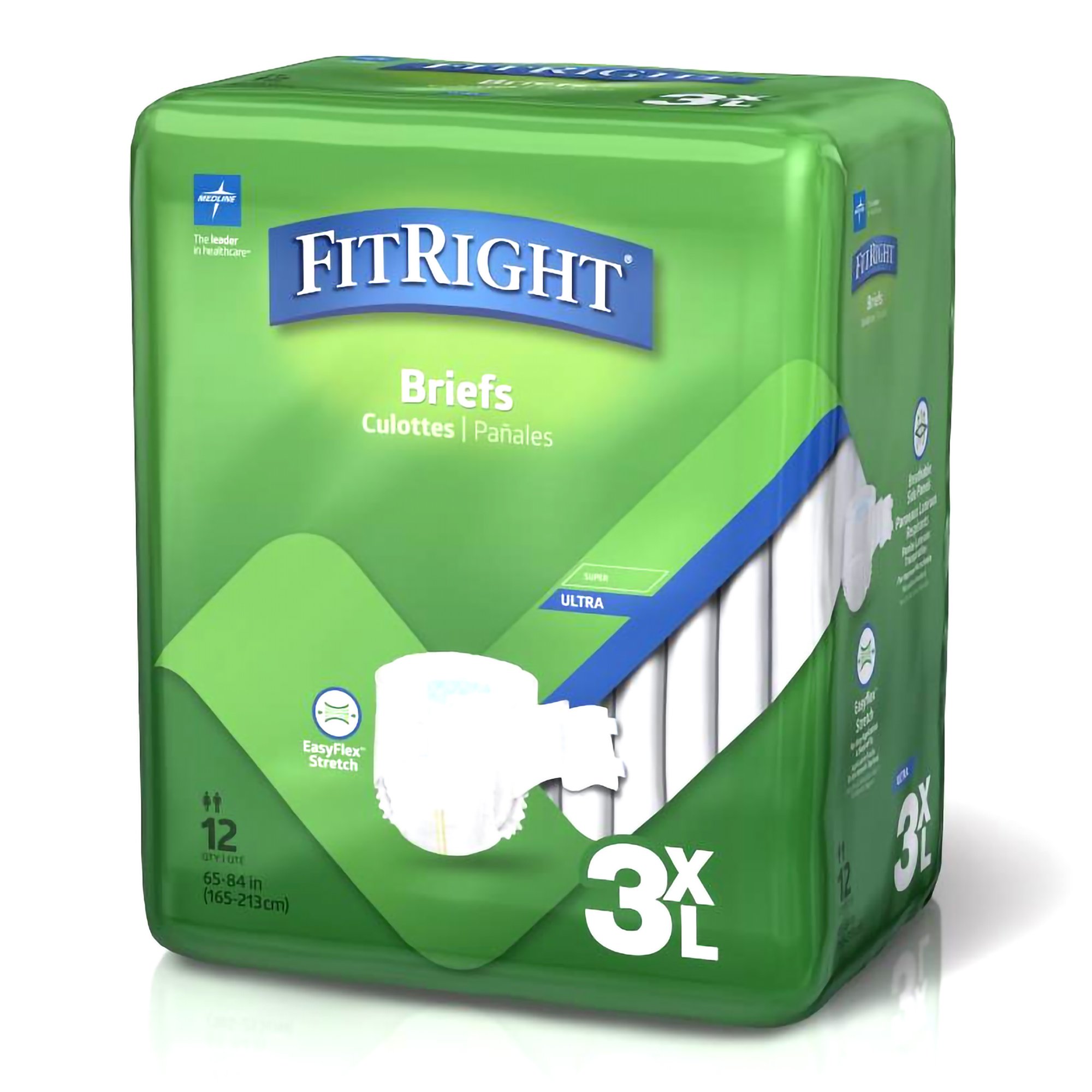 FitRight Bariatric Incontinence Brief MTB084 by Medline