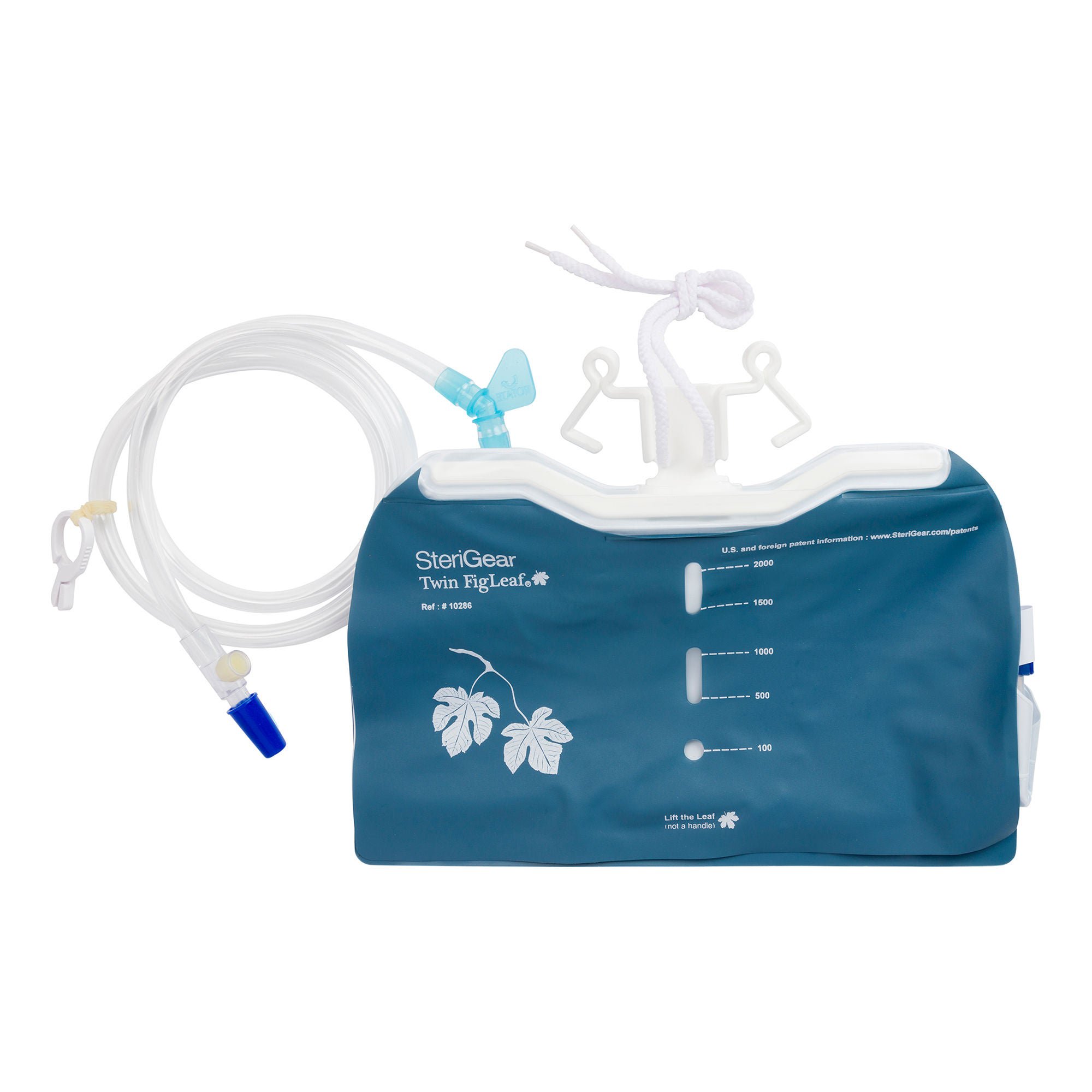 Sterigear - 10286 Urinary Drain Bag The Fig Leaf™ Anti-Reflux Valve Sterile 2