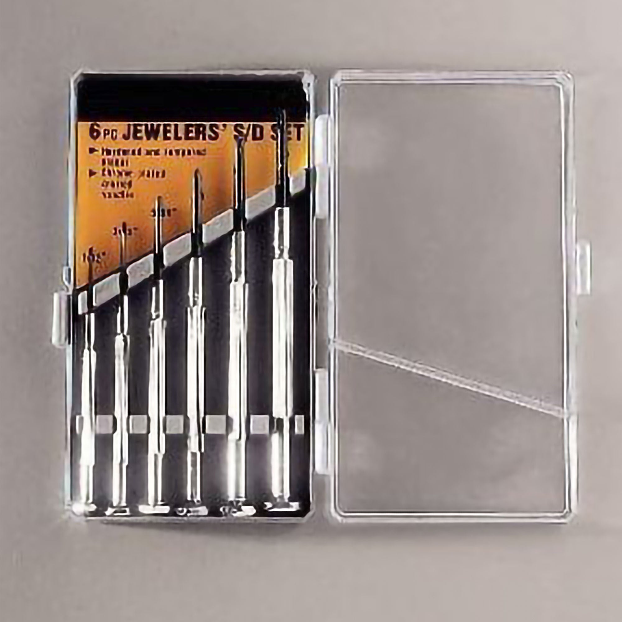 Ward's Science - 470150-068 Precision Screwdriver Set 1/32, 3/64, 5/64, 1/8 Inch Flat Tops and No. 0, No. 1 Phillips Head