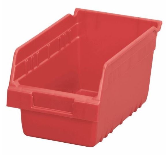 Akro-Mils - 30090RED Storage Bin ShelfMax® Red Plastic 6 X 6-5/8 X 11-5/8 Inch