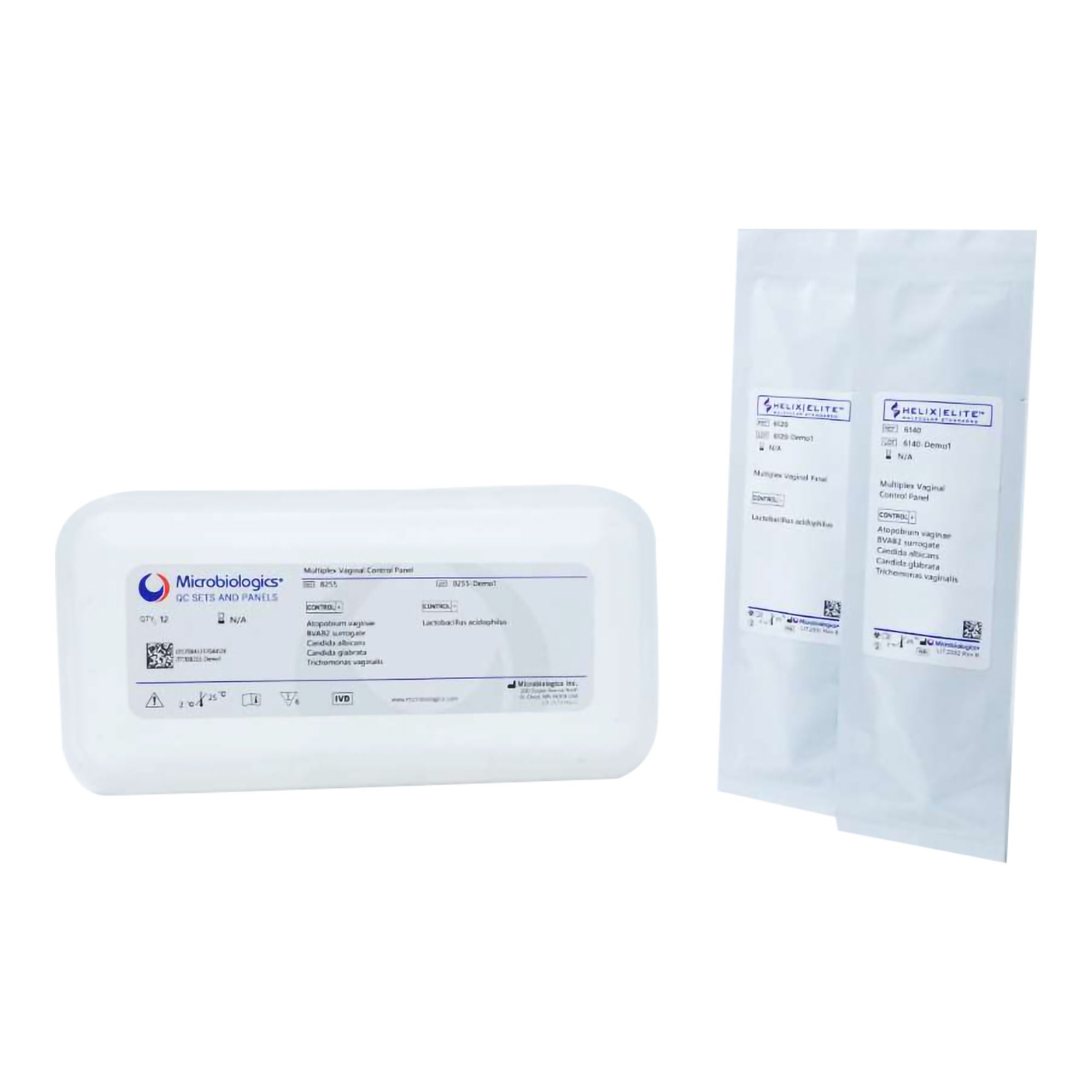 Microbiologics Inc - 8255 Molecular Diagnostic Control Panel Helix Elite™ Multiplex Vaginal Control Panel 12 Swabs