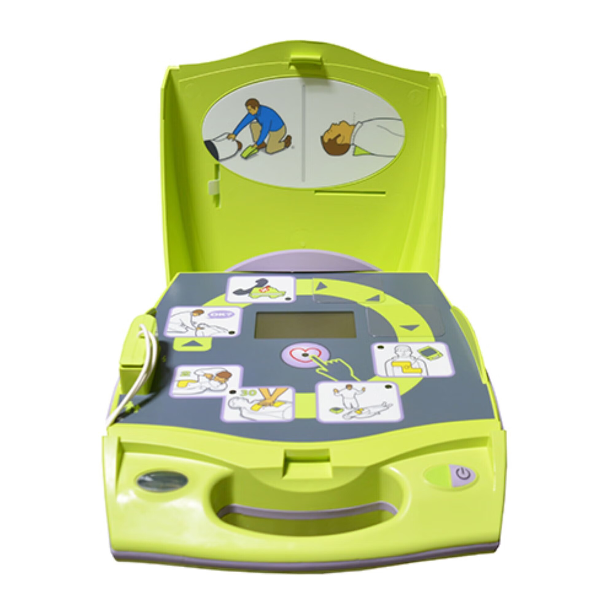 Soma Technology - AED-0016 Refurbished AED Unit Zoll® Electrode Pads Contact Battery Operated LCD Display