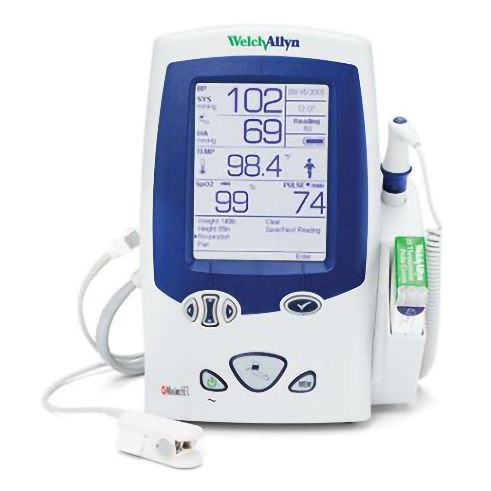 Victori Medical - WALXI45NTO Refurbished Patient Monitor Welch Allyn® Spot Check NIBP, SpO2, Temperature Battery Operated