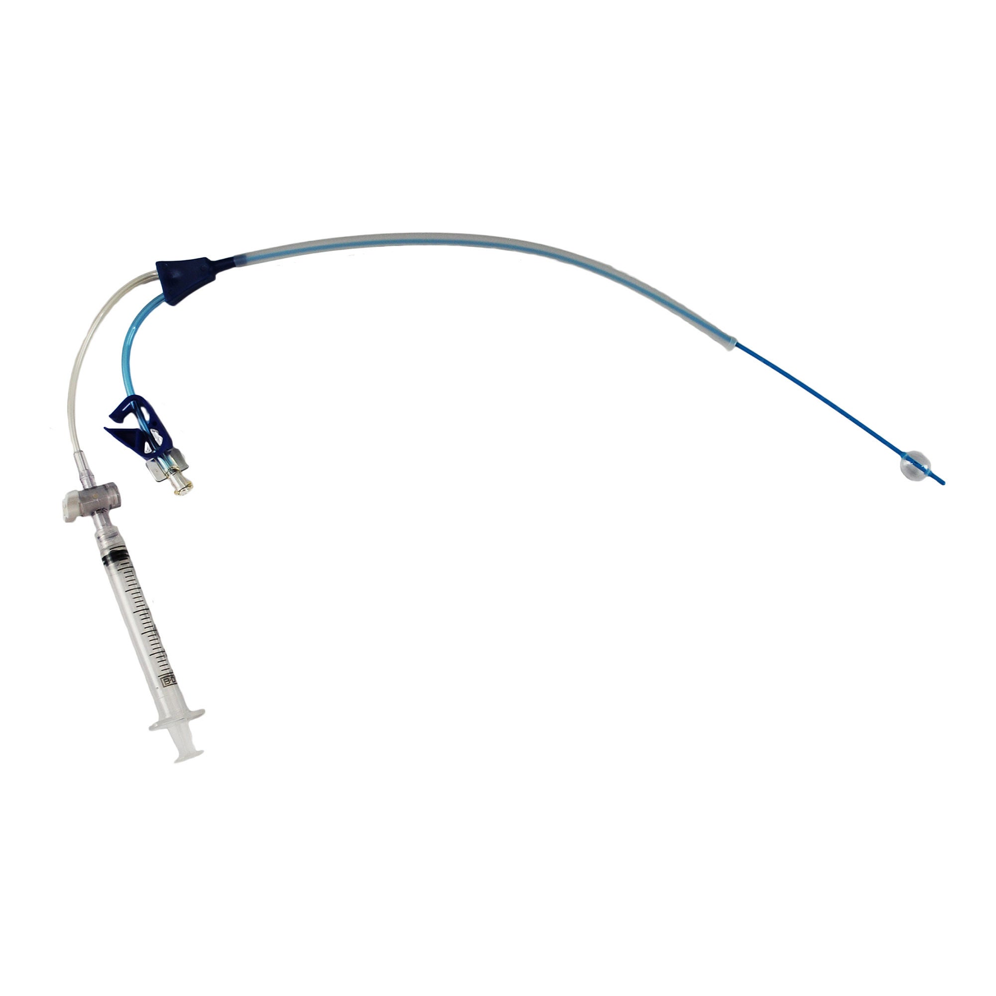 Medgyn Products - TMI1187 HSG Catheter Thomas Medical Shapeable 28 cm Length 7 Fr. Smooth Tip