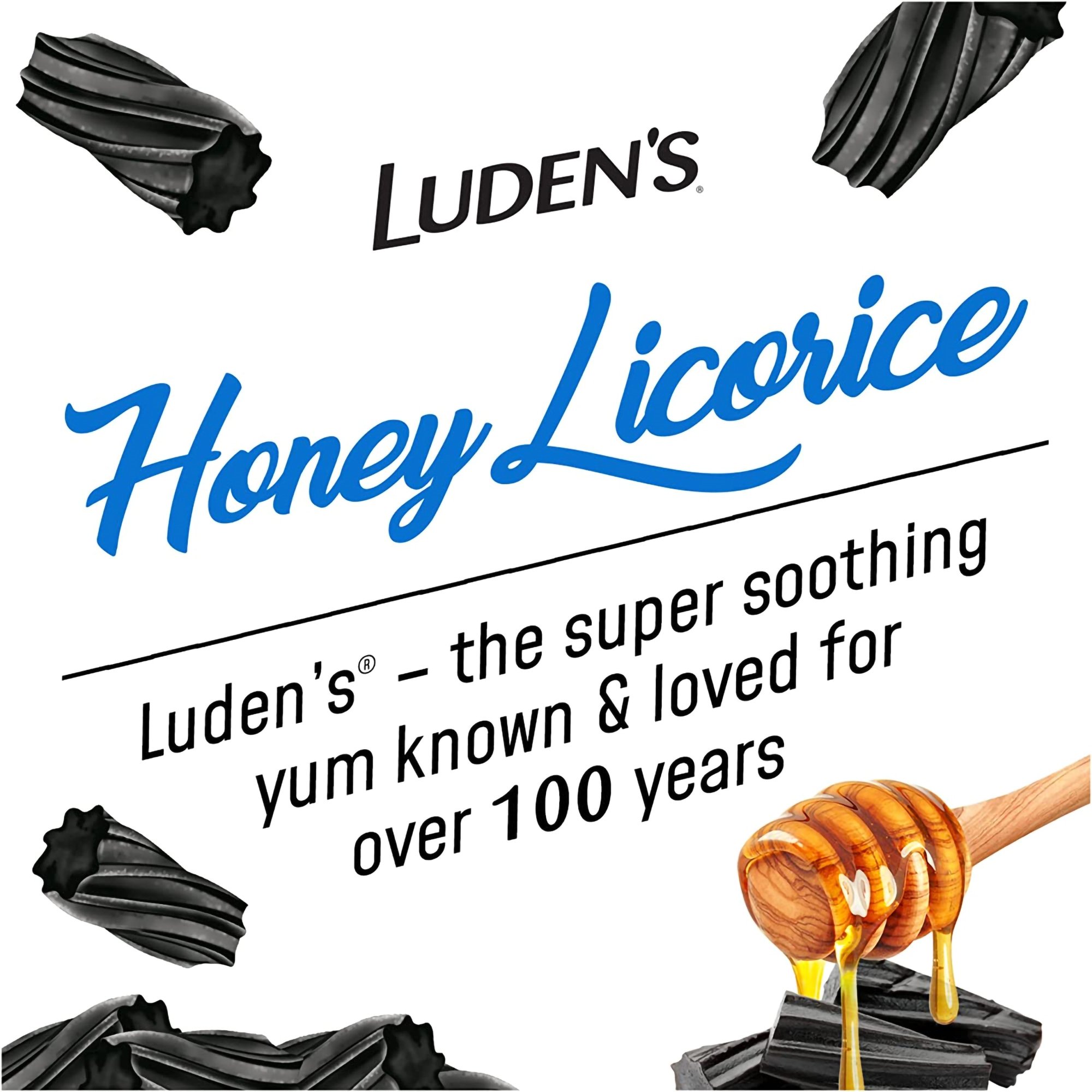 Prestige Medical 81483201042 - Luden's® Throat Drops Honey Licorice - 30/Bag