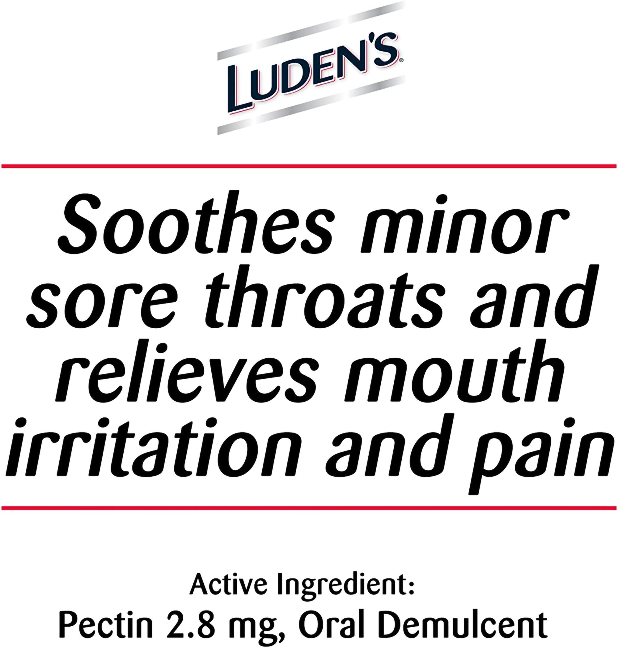 Prestige Medical 81483201043 - Luden's® Cherry Flavor Sore Throat Relief - 30/Bag