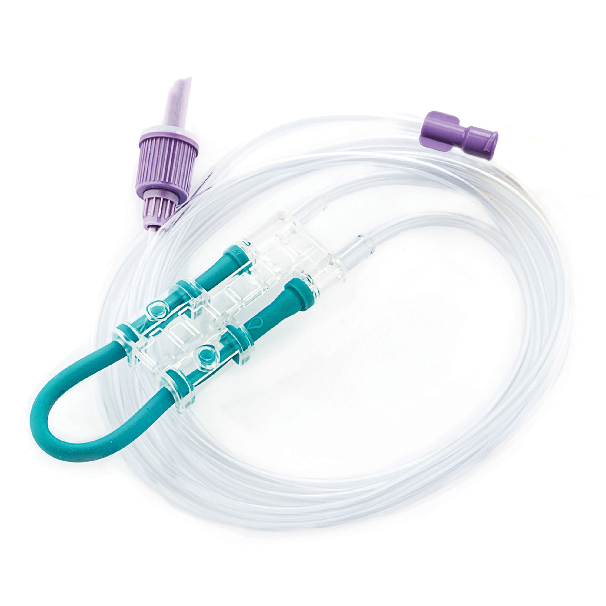 Zevex - INF0020-E Enteral Feeding Pump Safety Screw Set with ENFit™ Connector Infinity® Silicone NonSterile ENFit® Connector